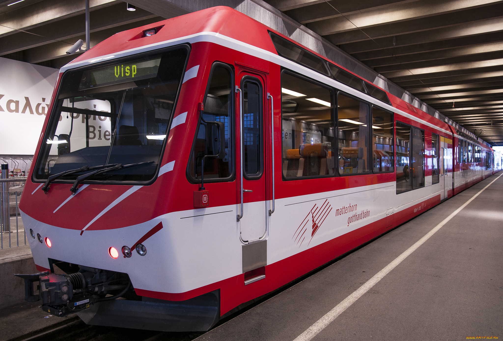 техника, поезда, перрон, состав