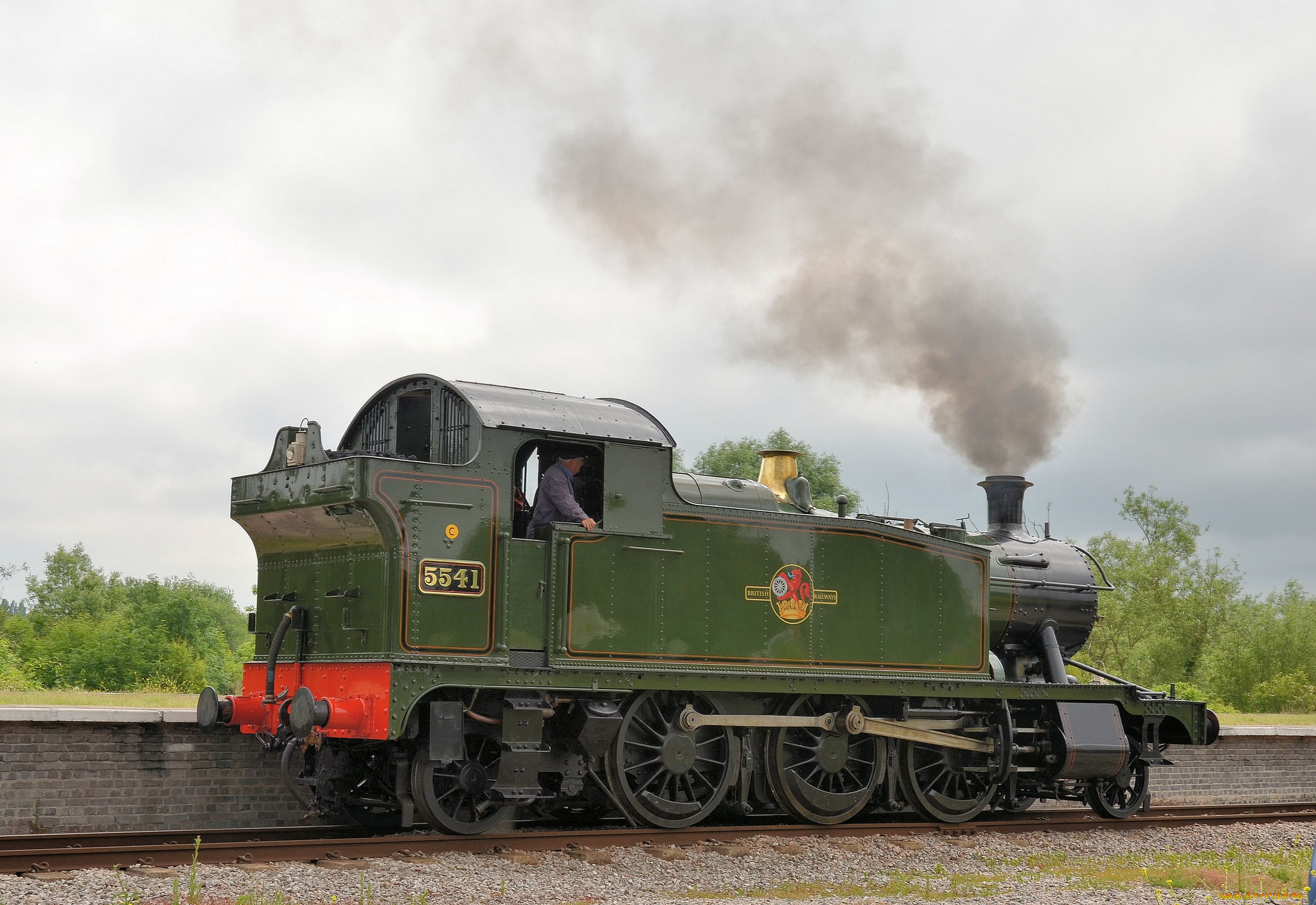 техника, паровозы, железная, дорога, рельсы, паровоз