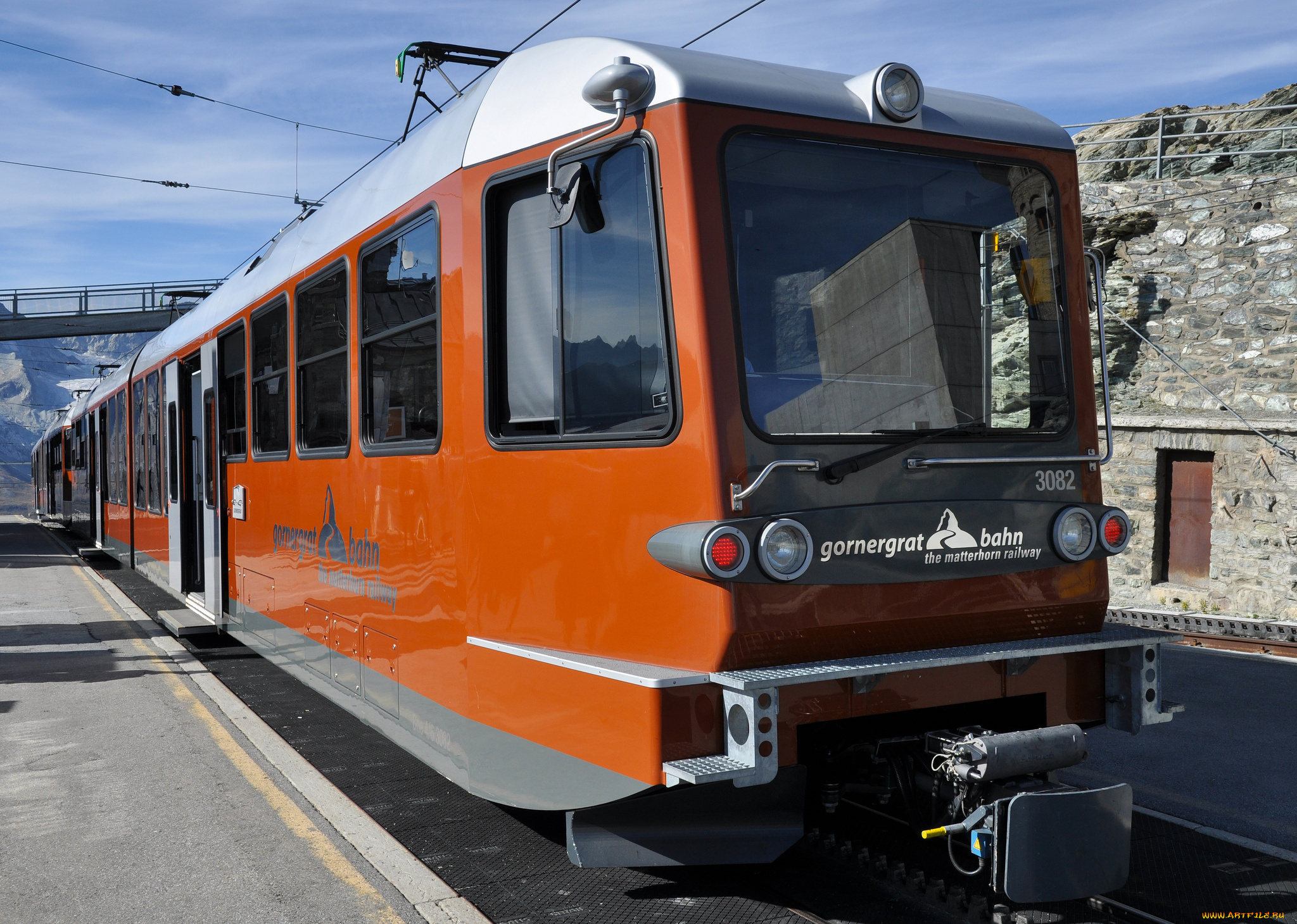 техника, поезда, перрон, состав