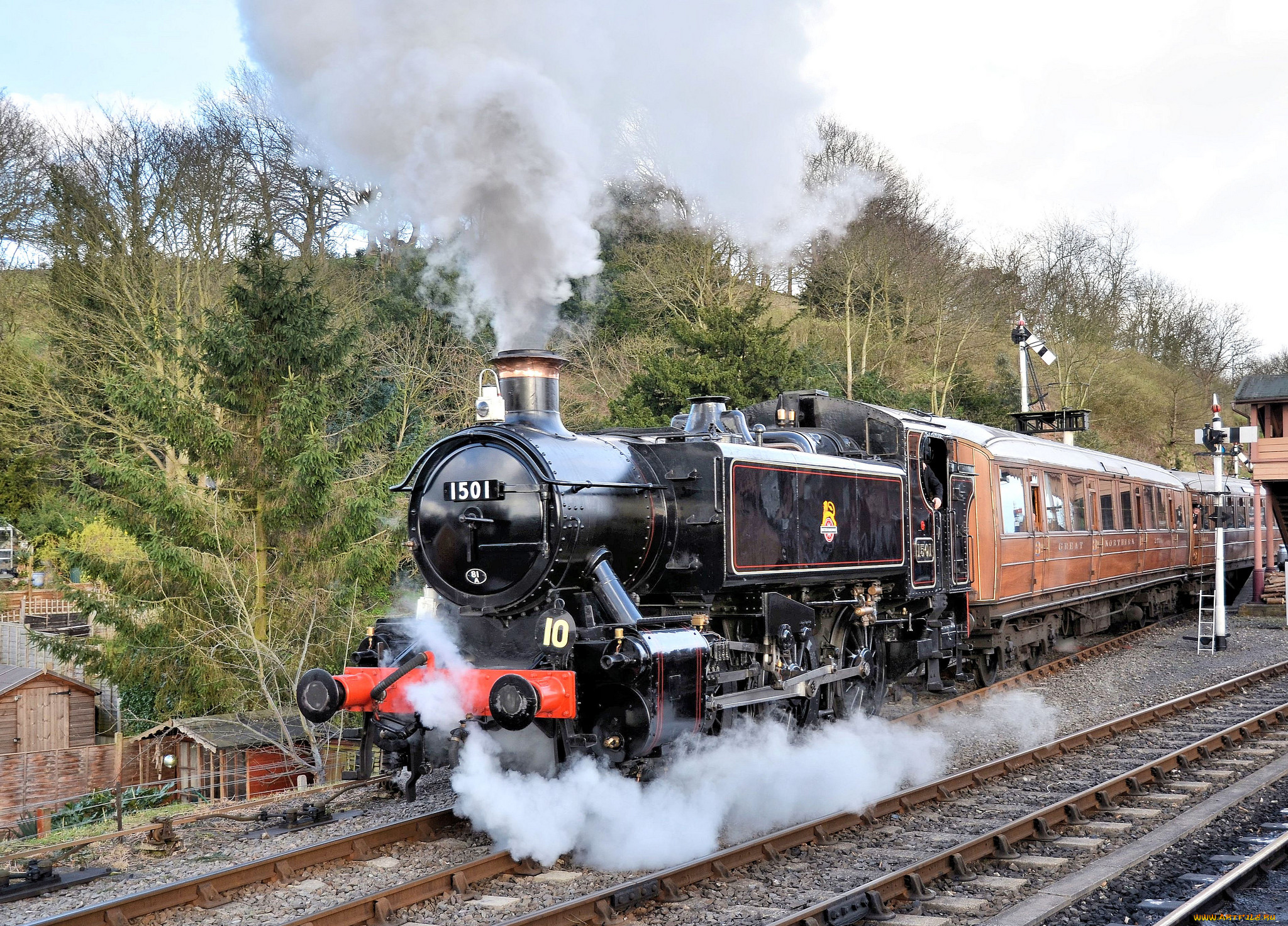 техника, паровозы, паровоз, рельсы, дорога, железная