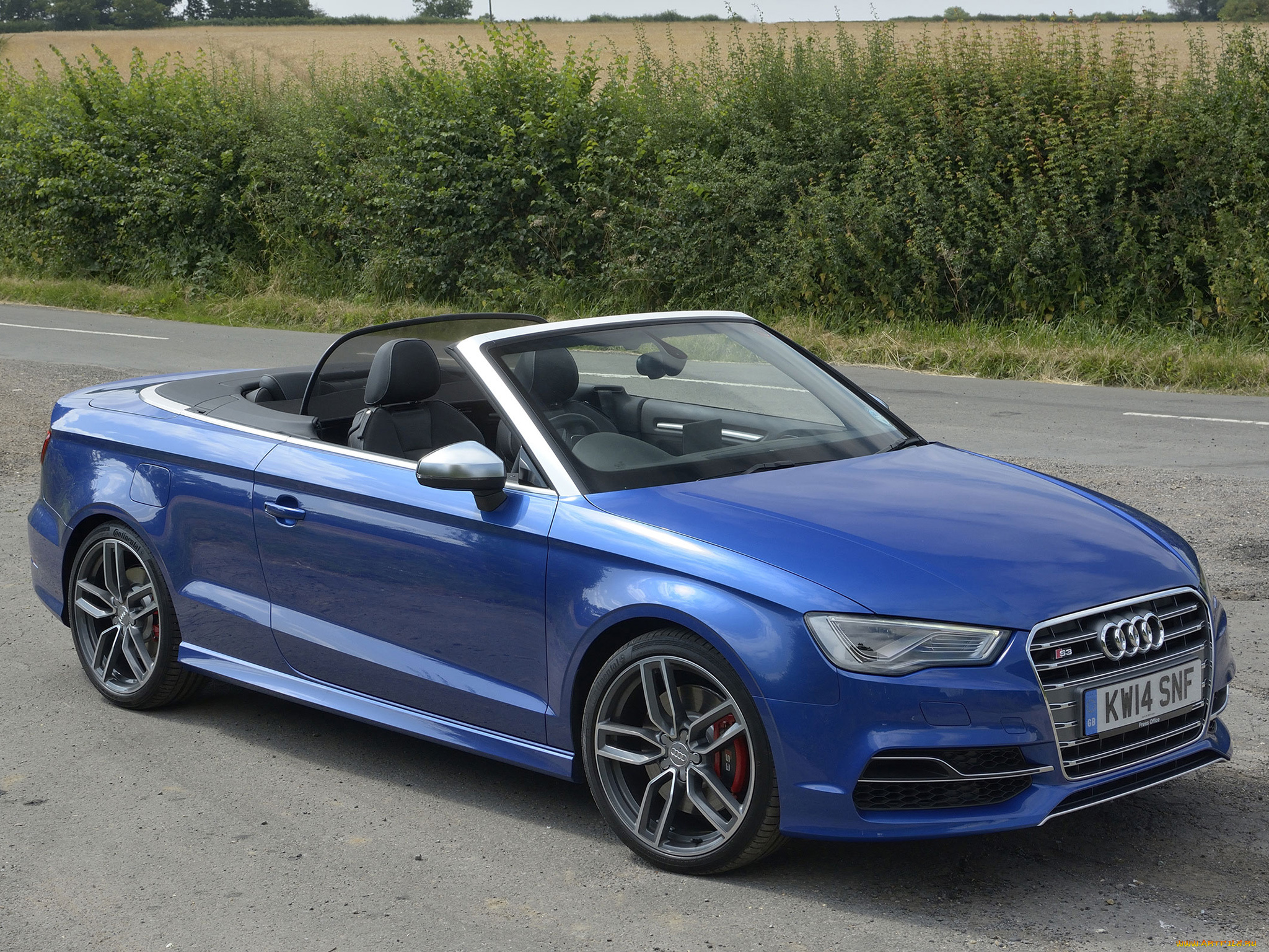 автомобили, audi, 2014г, 8v, uk-spec, s3, cabriolet, синий
