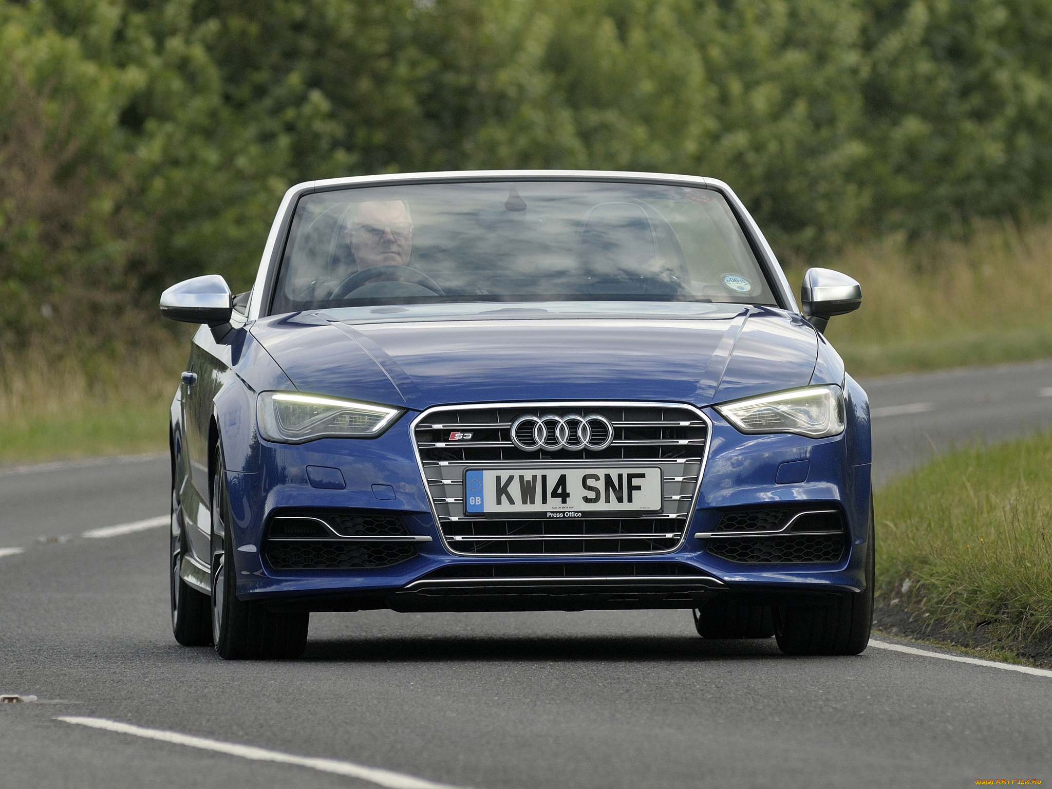 автомобили, audi, 8v, uk-spec, 2014г, синий, cabriolet, s3