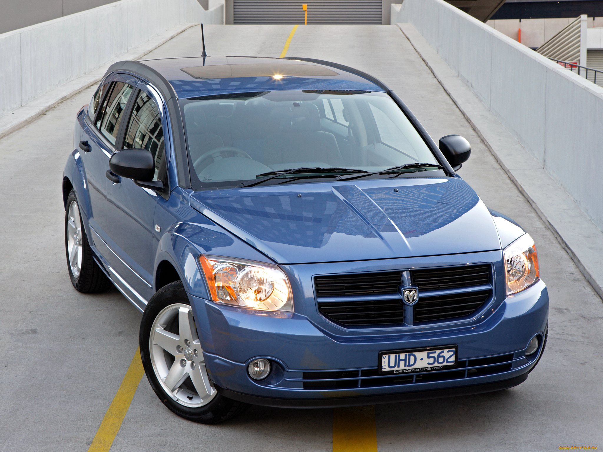 автомобили, dodge, caliber, au-spec, pm, синий