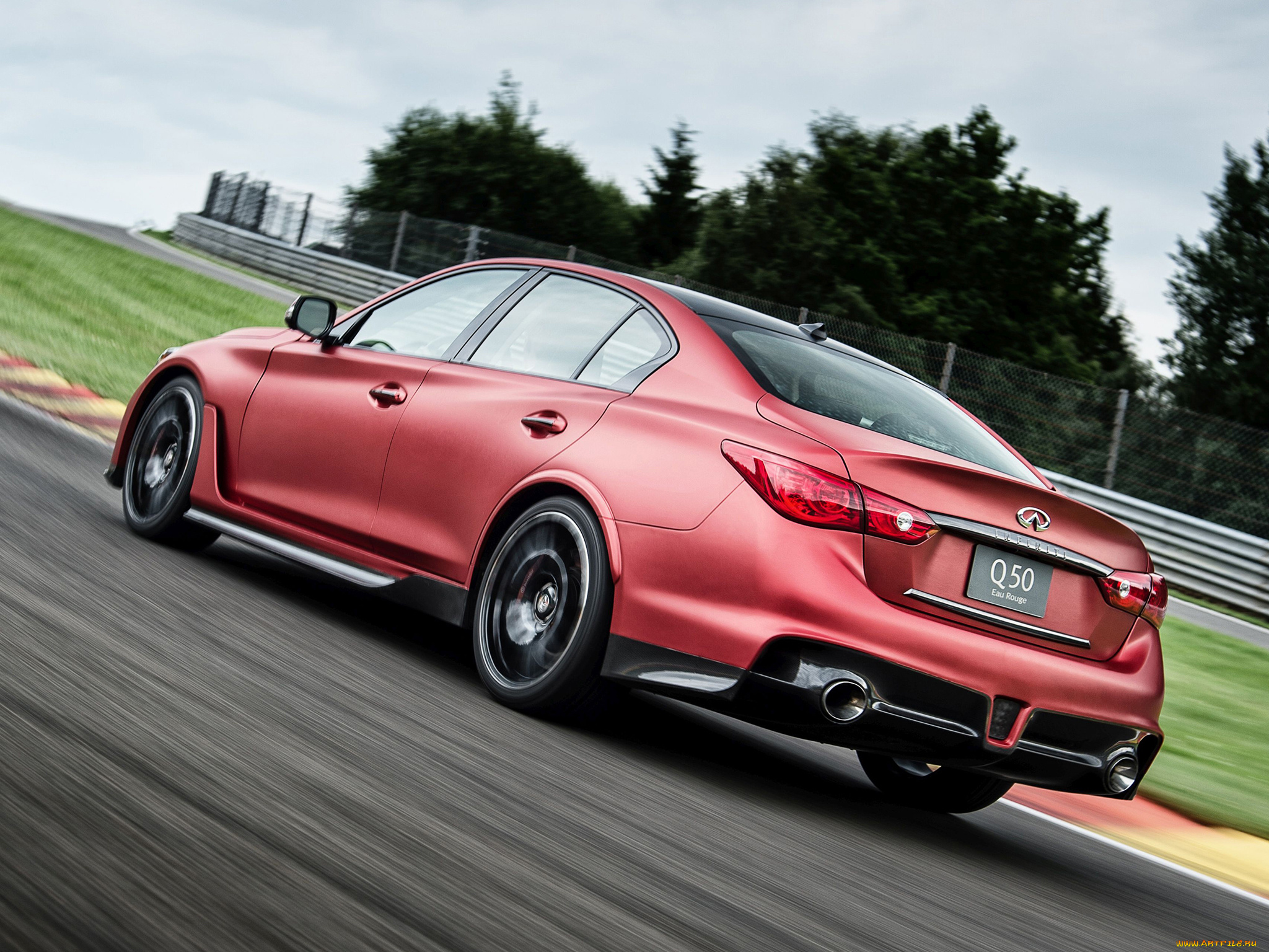автомобили, infiniti, concept, rouge, eau, q50, красный, 2014г