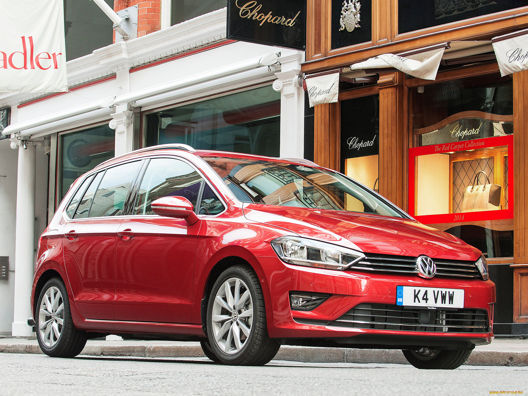 автомобили, volkswagen, красный, sv, 2014г, golf