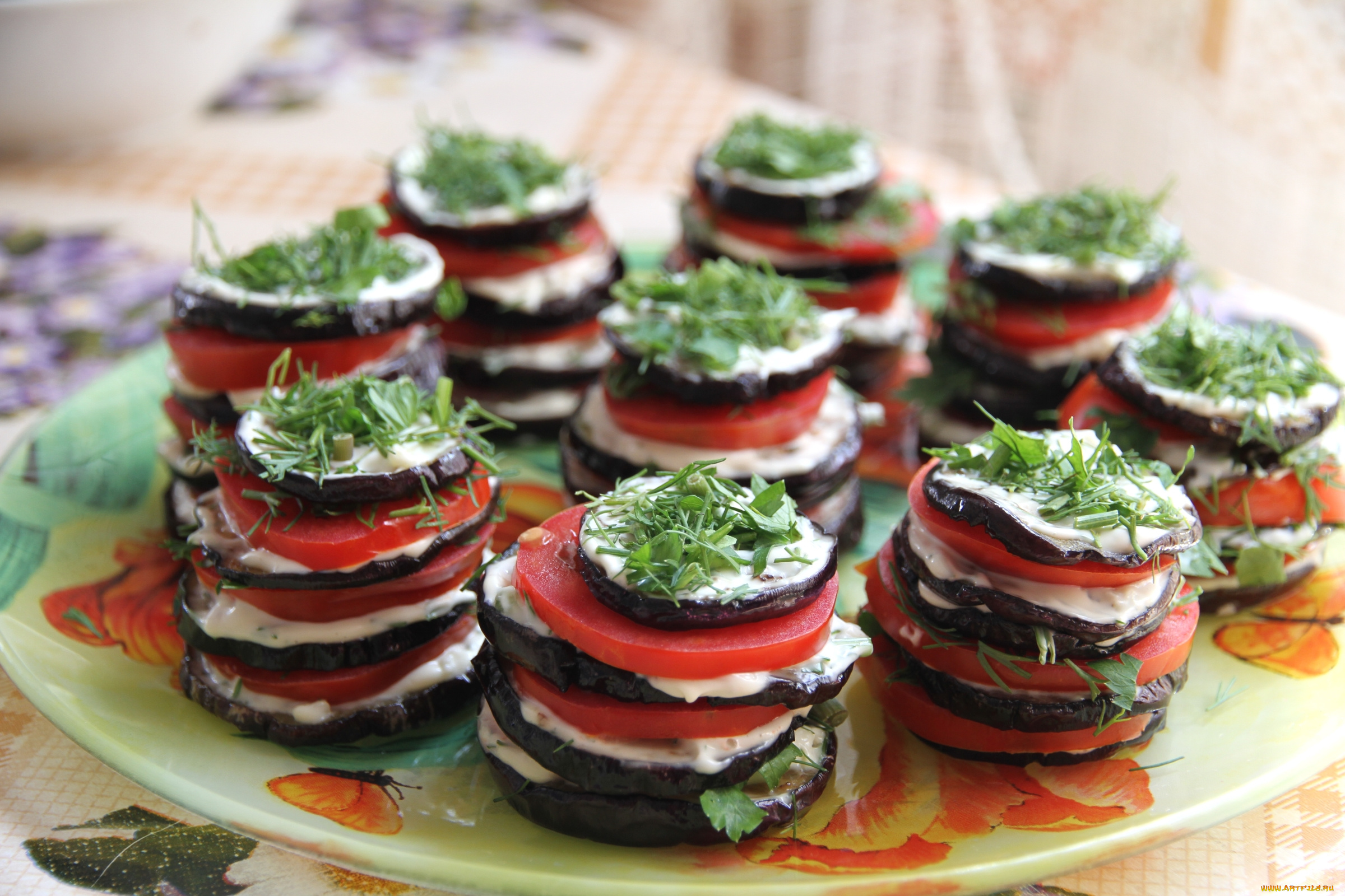 еда, салаты, , закуски, помидоры, баклажаны