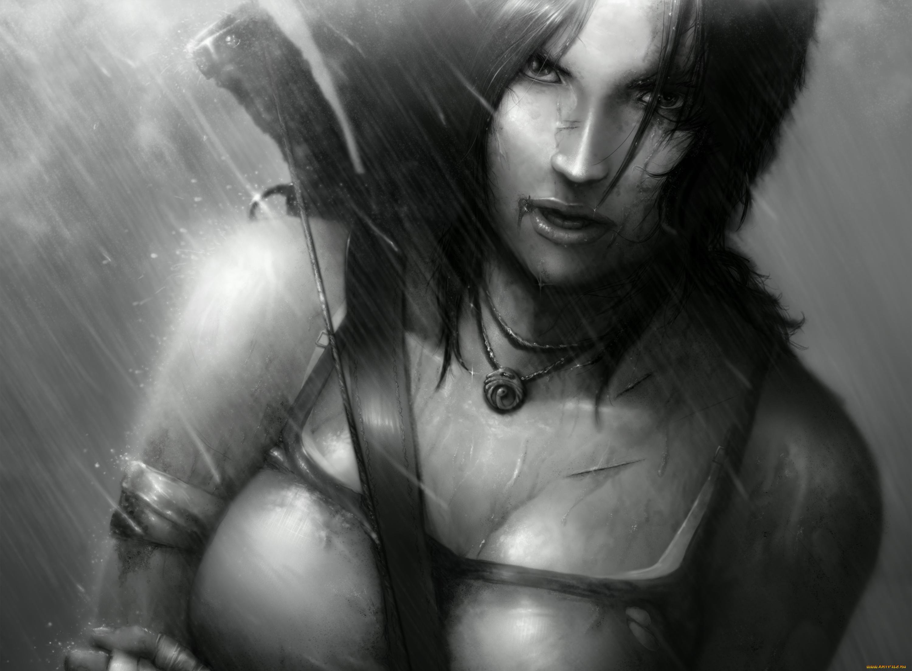 видео, игры, tomb, raider, 2013, игра, крофт, лара, raider, 2013, арт, tomb, экшен