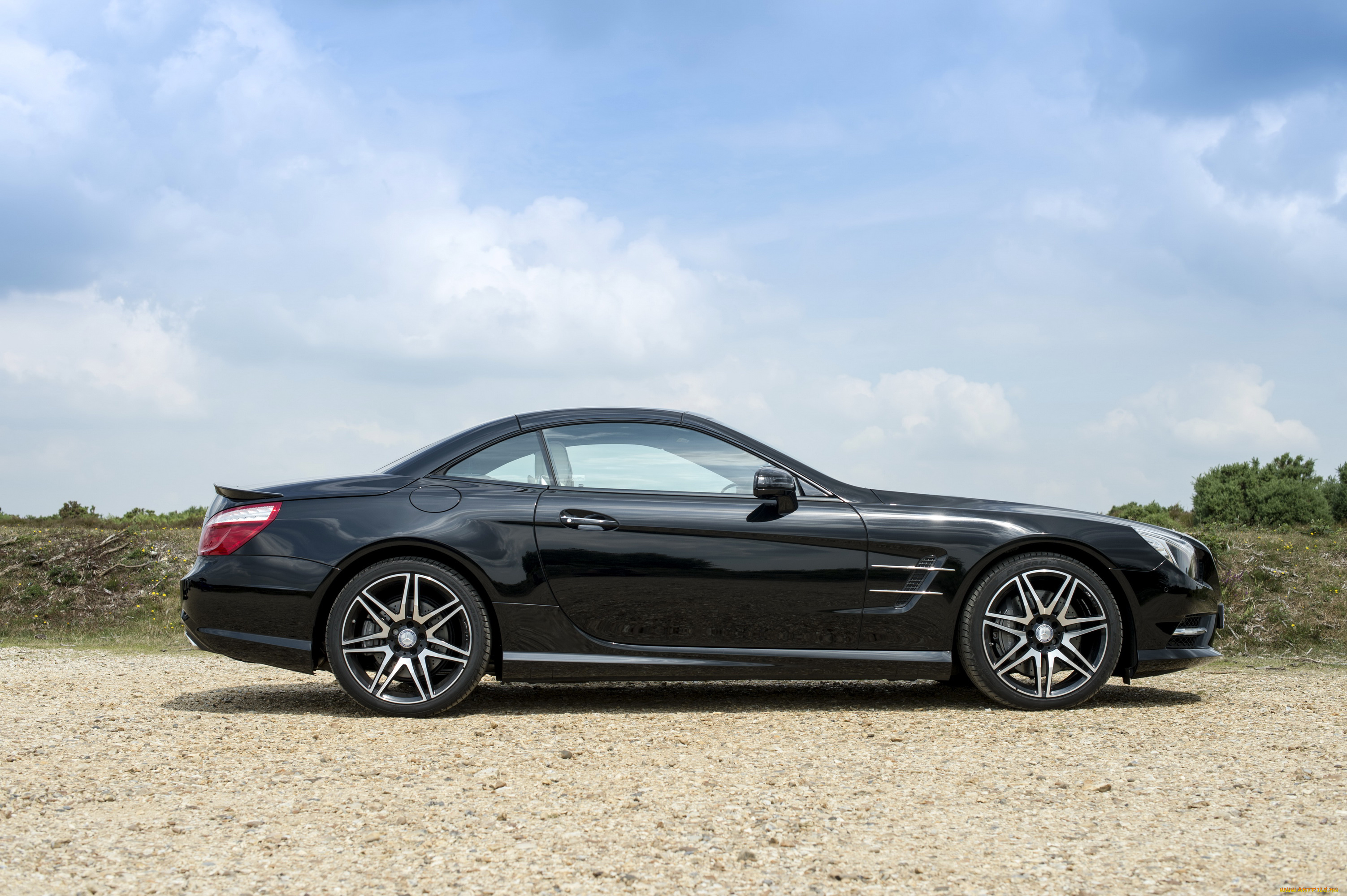 2014, mercedes-benz, sl, 400, автомобили, mercedes-benz, сбоку, металлик, черный