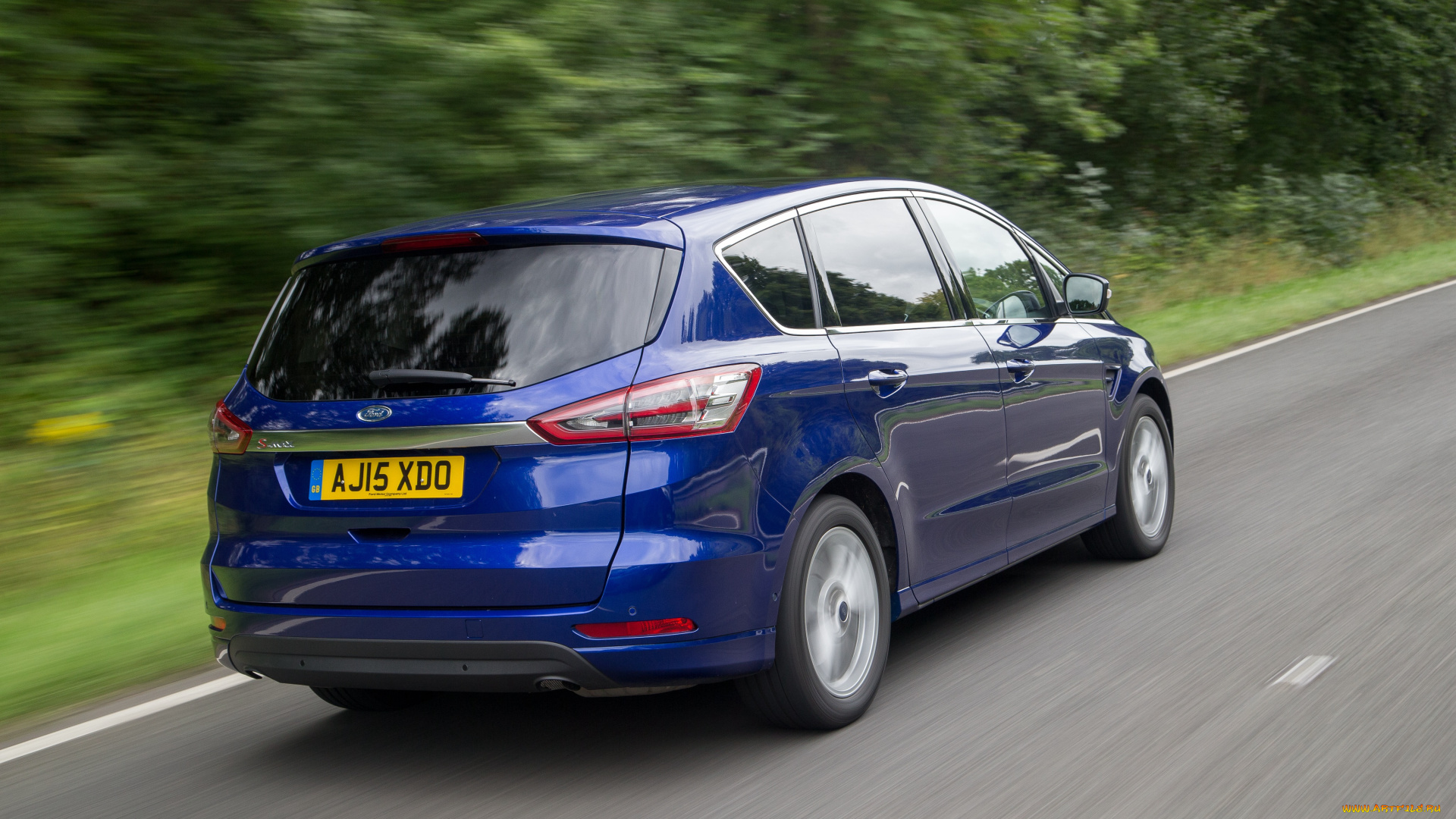 автомобили, ford, синий, 2015г, uk-spec, s-max