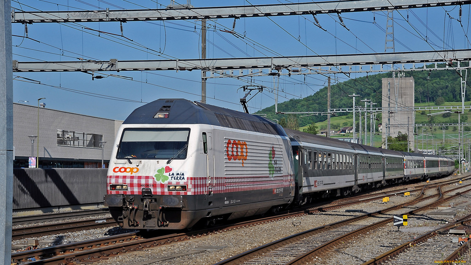 техника, электровозы, дорога, железная, состав, локомотив, рельсы