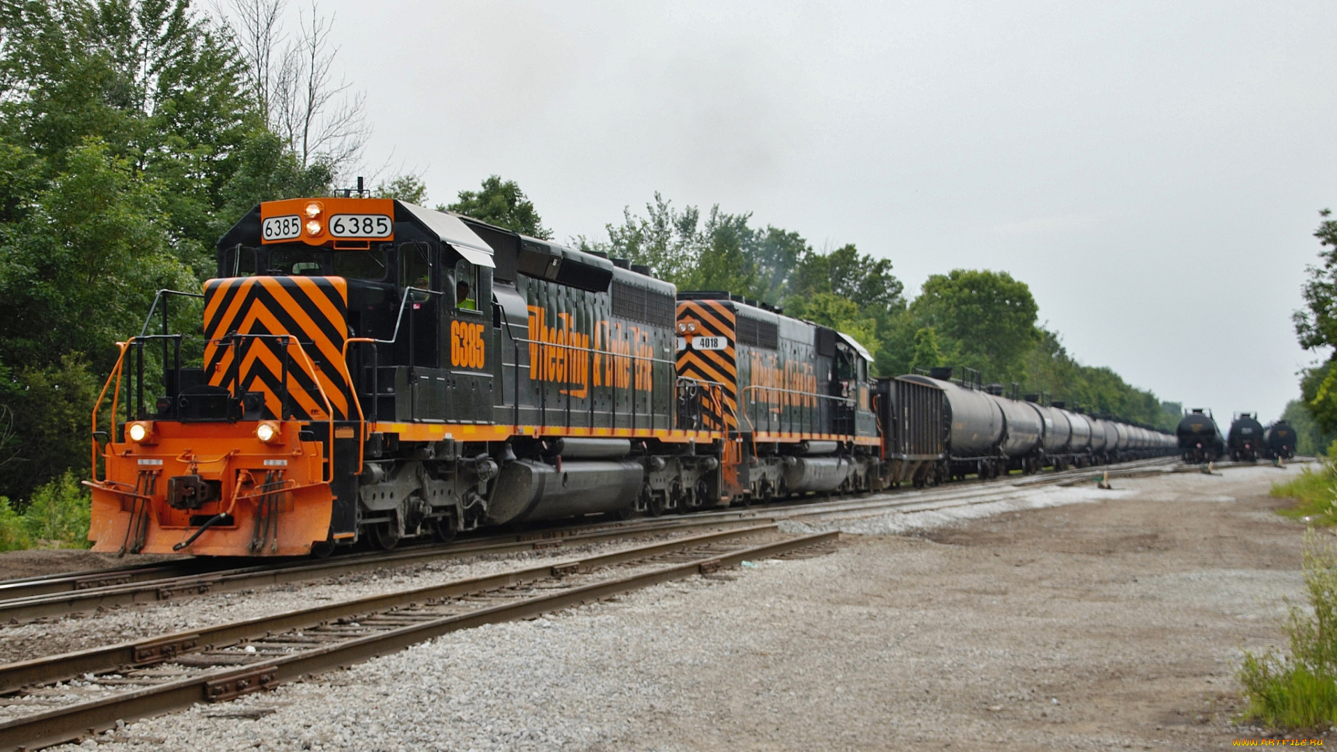 техника, поезда, локомотив, рельсы, дорога, состав, железная