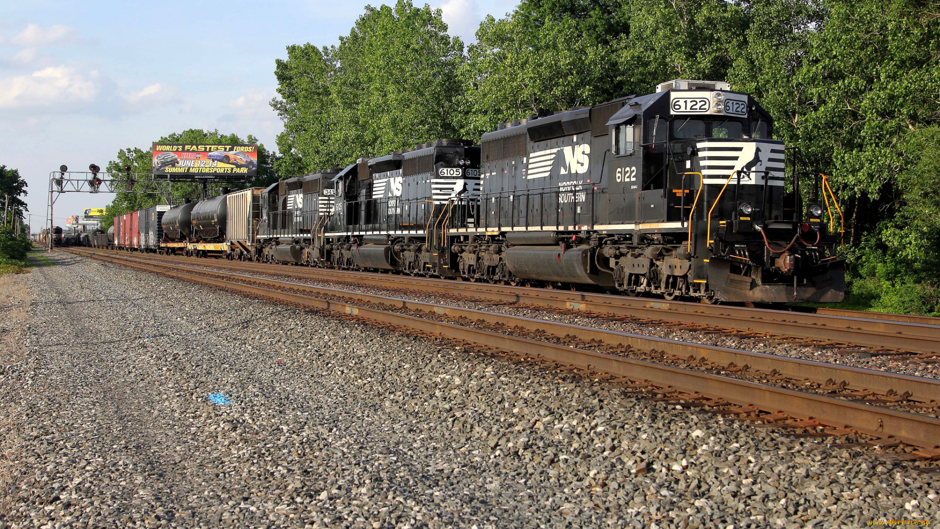 техника, поезда, локомотив, рельсы, состав, железная, дорога