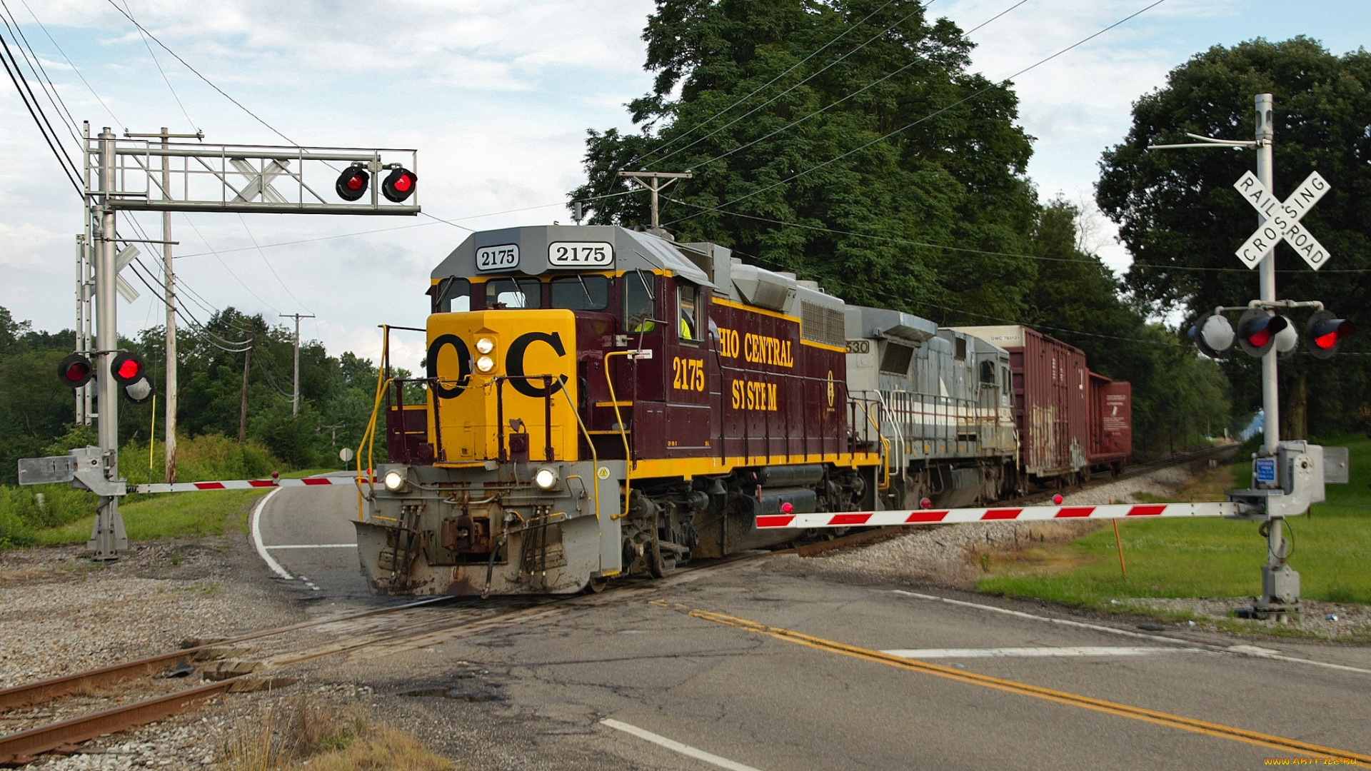 техника, поезда, железная, дорога, состав, рельсы, локомотив
