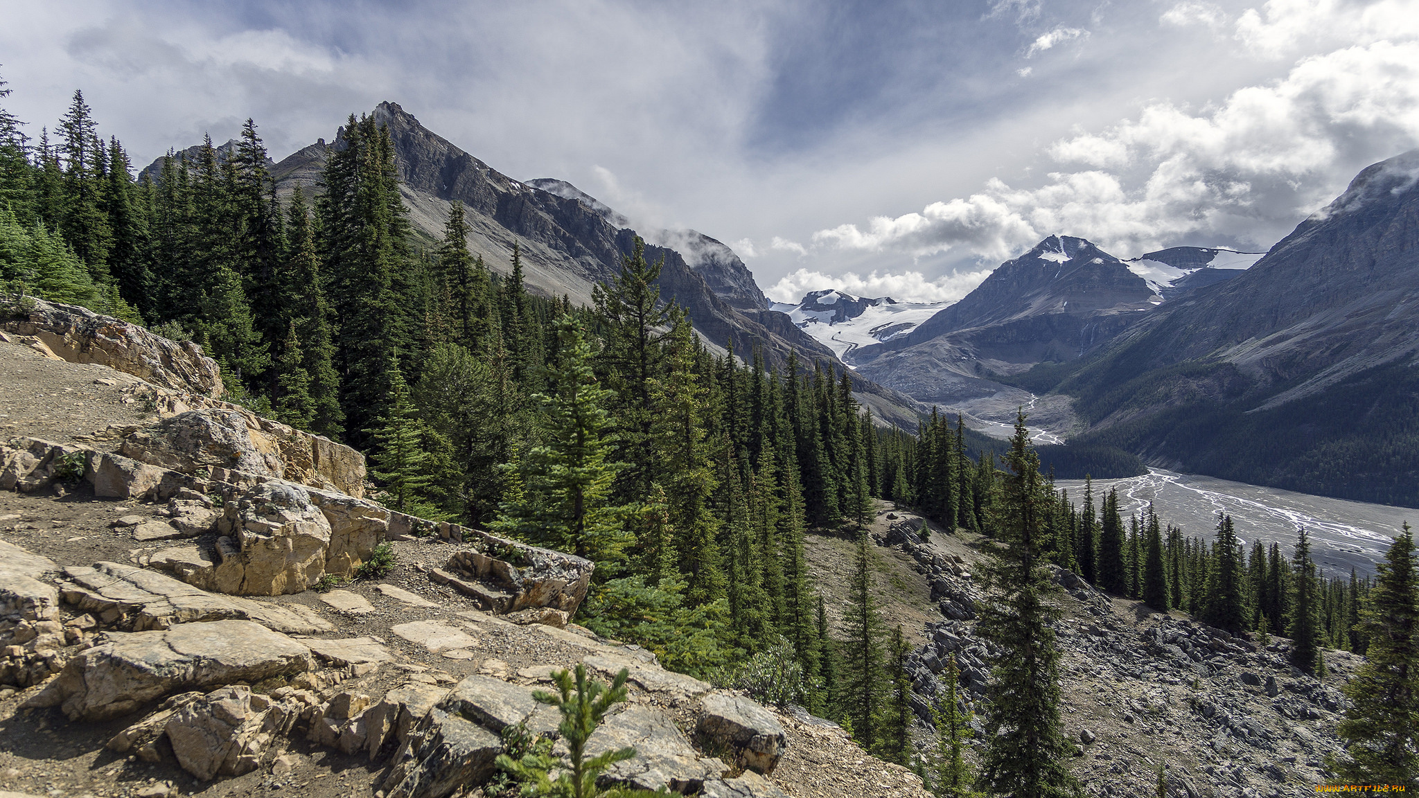 природа, реки, озера, река, лес, горы