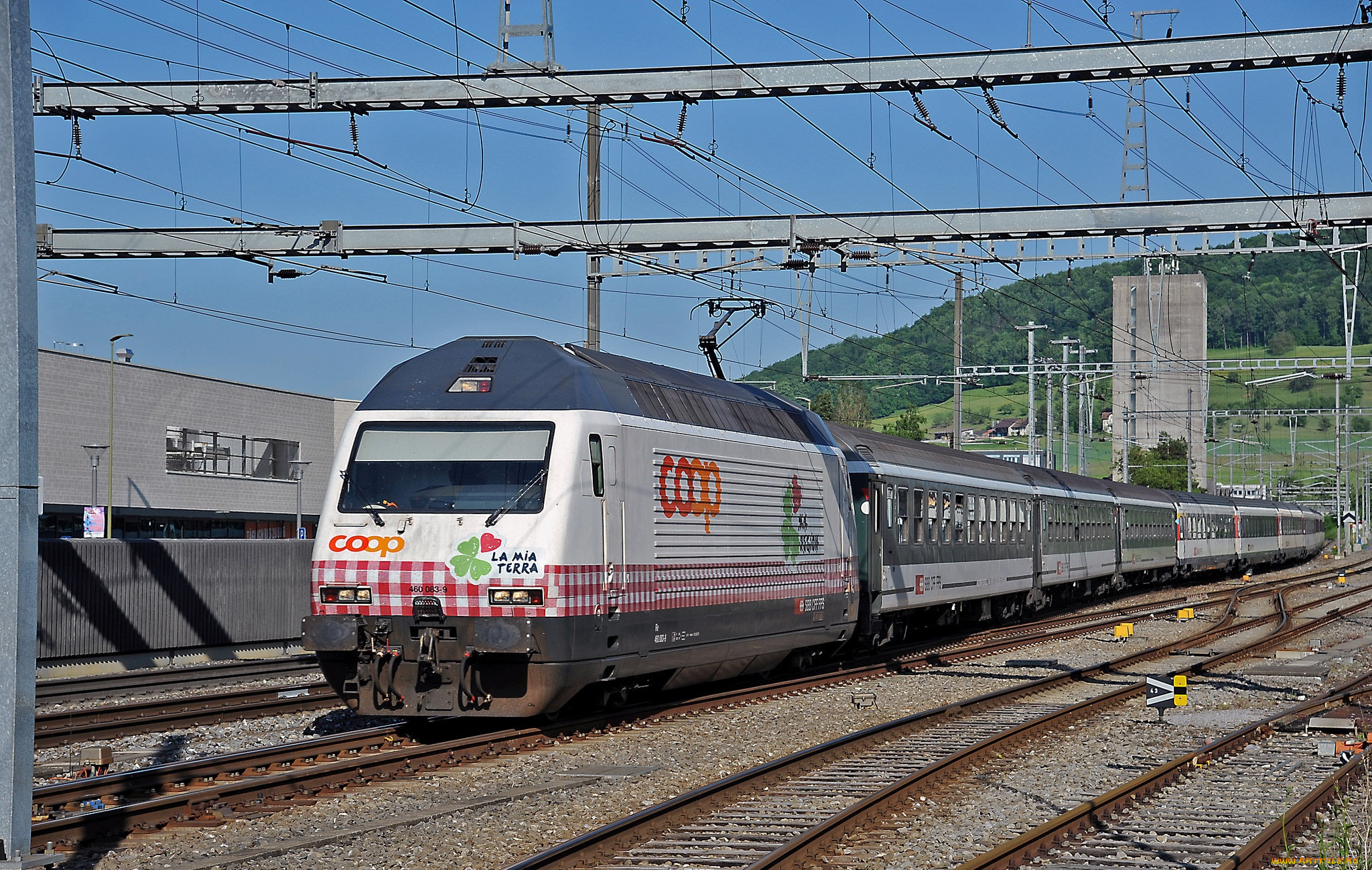 техника, электровозы, дорога, железная, состав, локомотив, рельсы