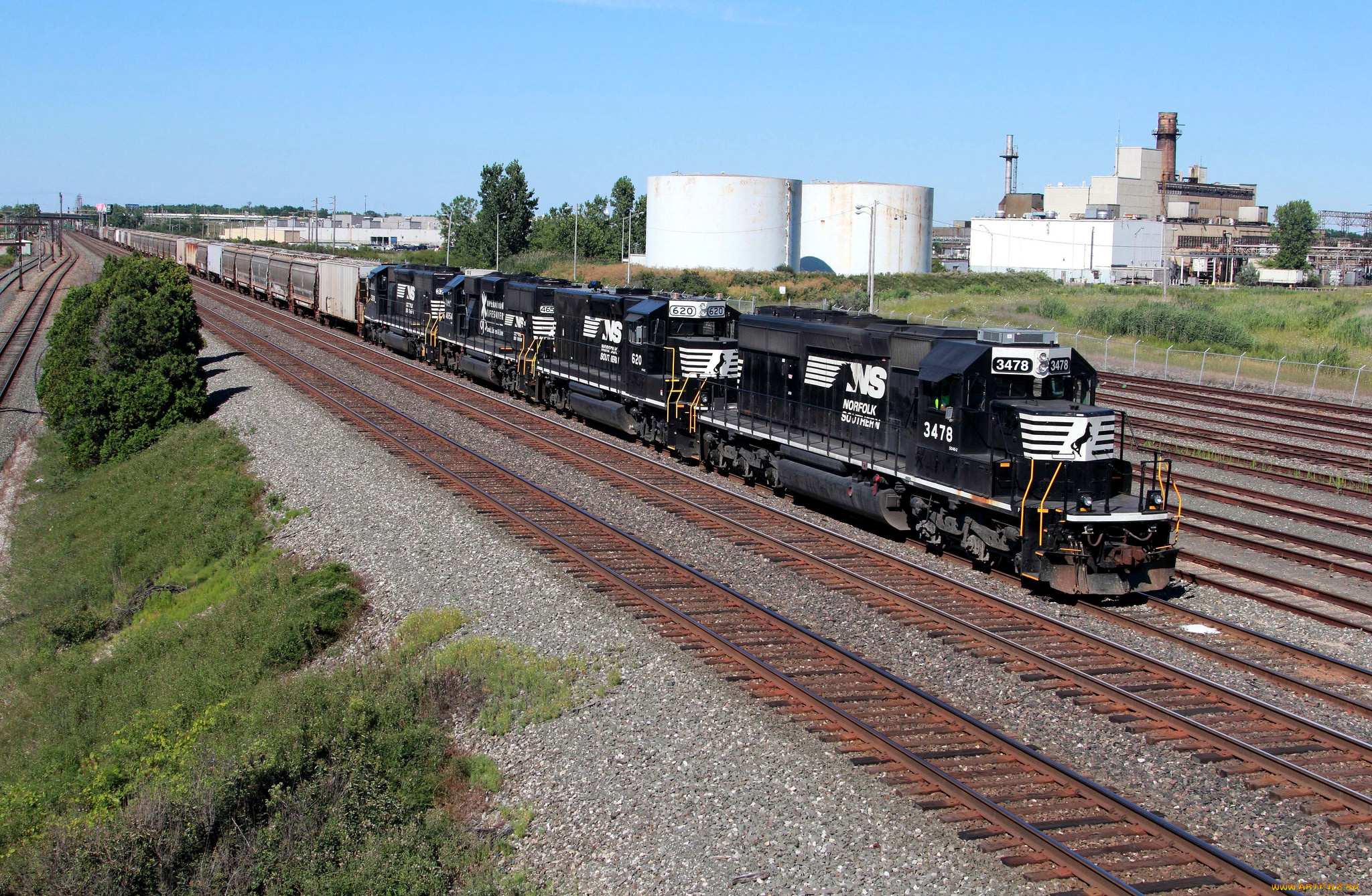 техника, поезда, состав, локомотив, железная, дорога, рельсы