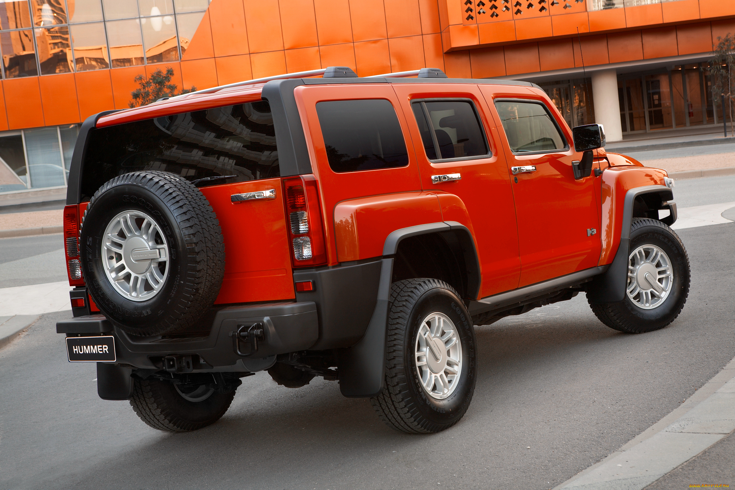 автомобили, hummer, красный, au-spec, h3