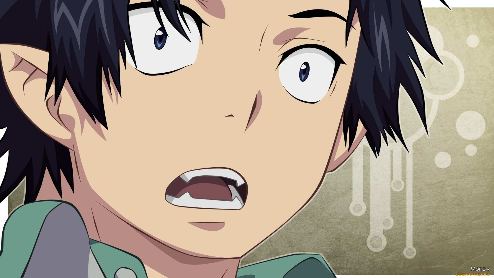 аниме, ao, no, exorcist, парень