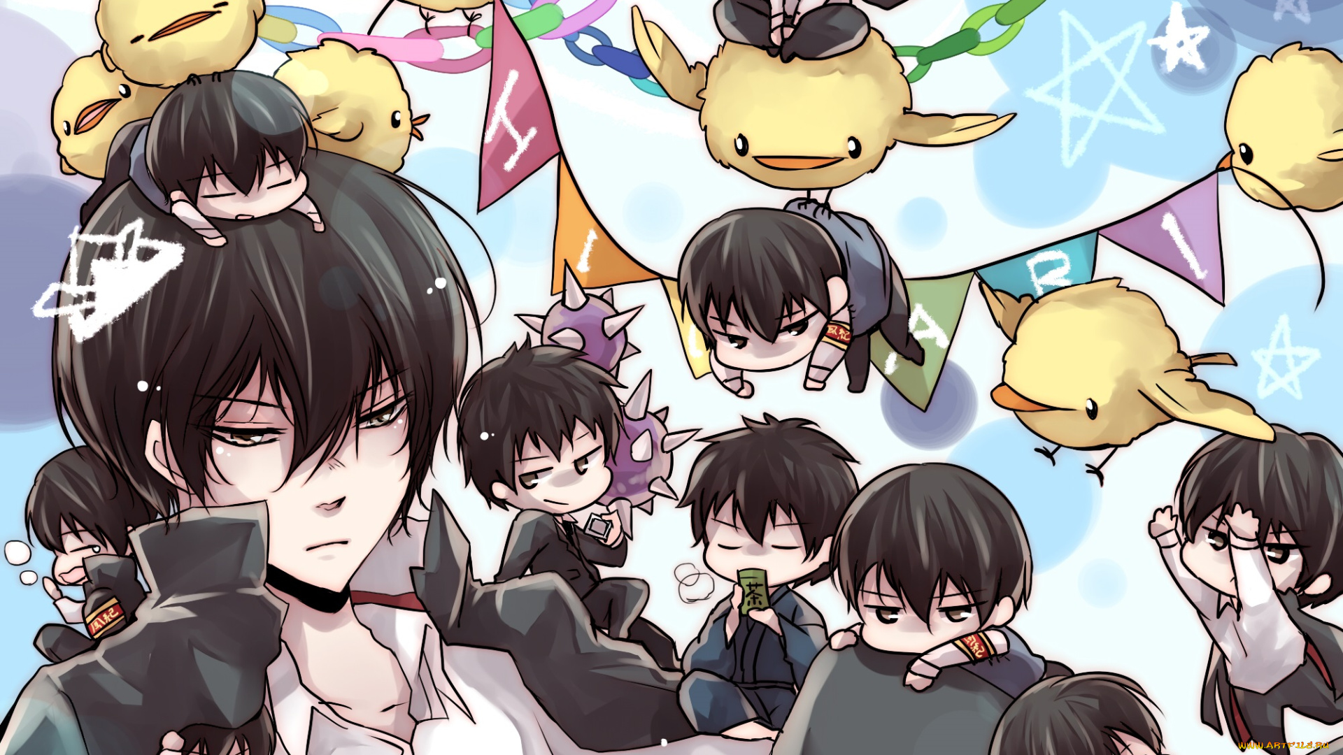 аниме, katekyo, hitman, reborn, парень