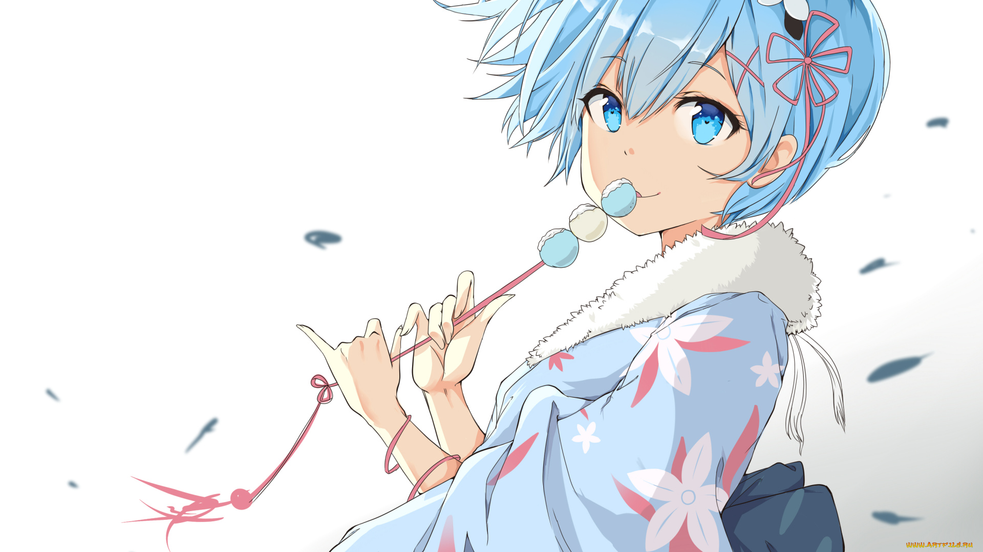 аниме, re, , zero, kara, hajimeru, isekai, seikatsu, рем