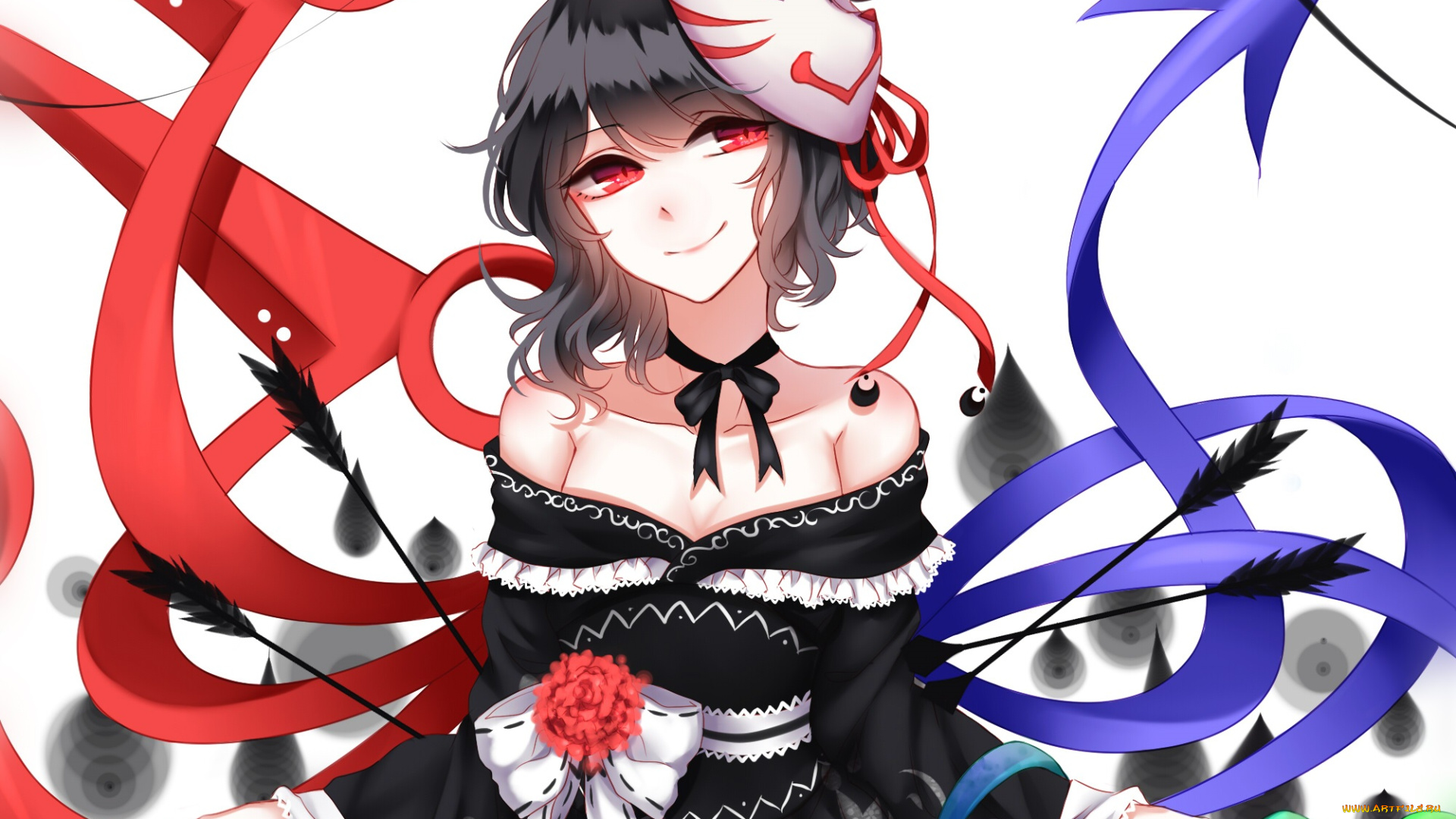 аниме, touhou, девушка