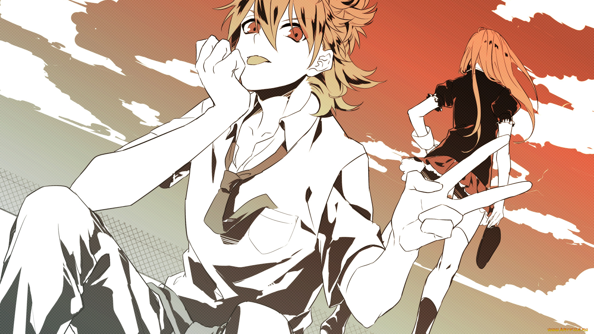 аниме, touken, ranbu, парни