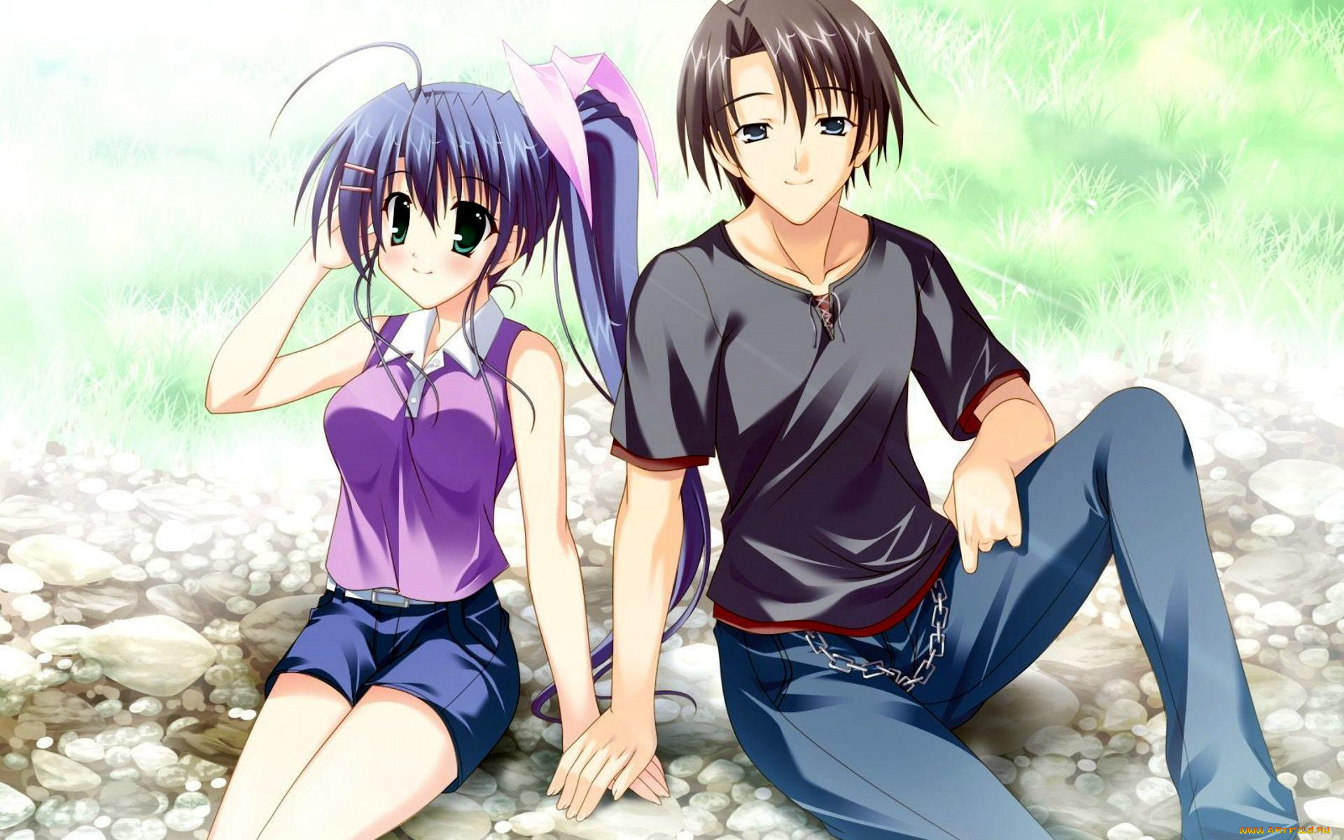 аниме, unknown, , другое, motomachi, haruno, clear, naruse, mamoru, девушка, парень