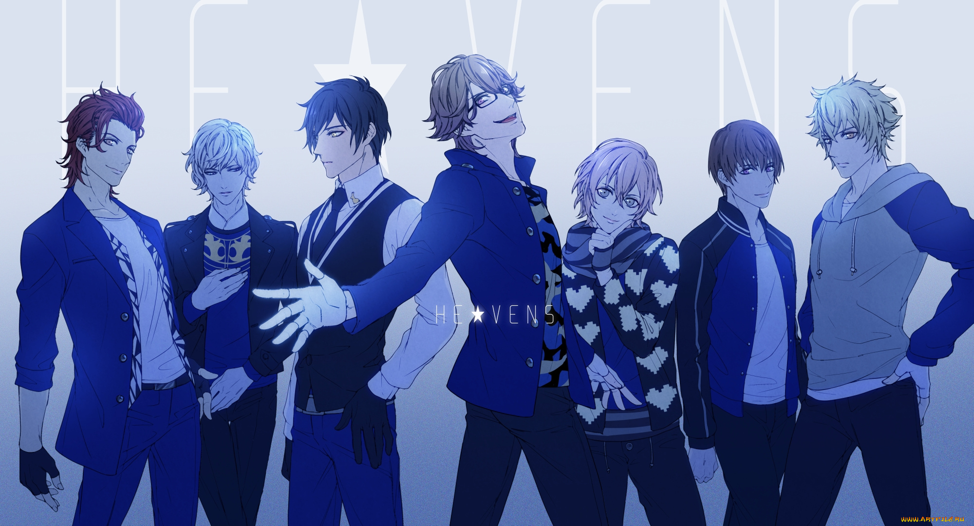 аниме, uta, no, prince-sama, парни