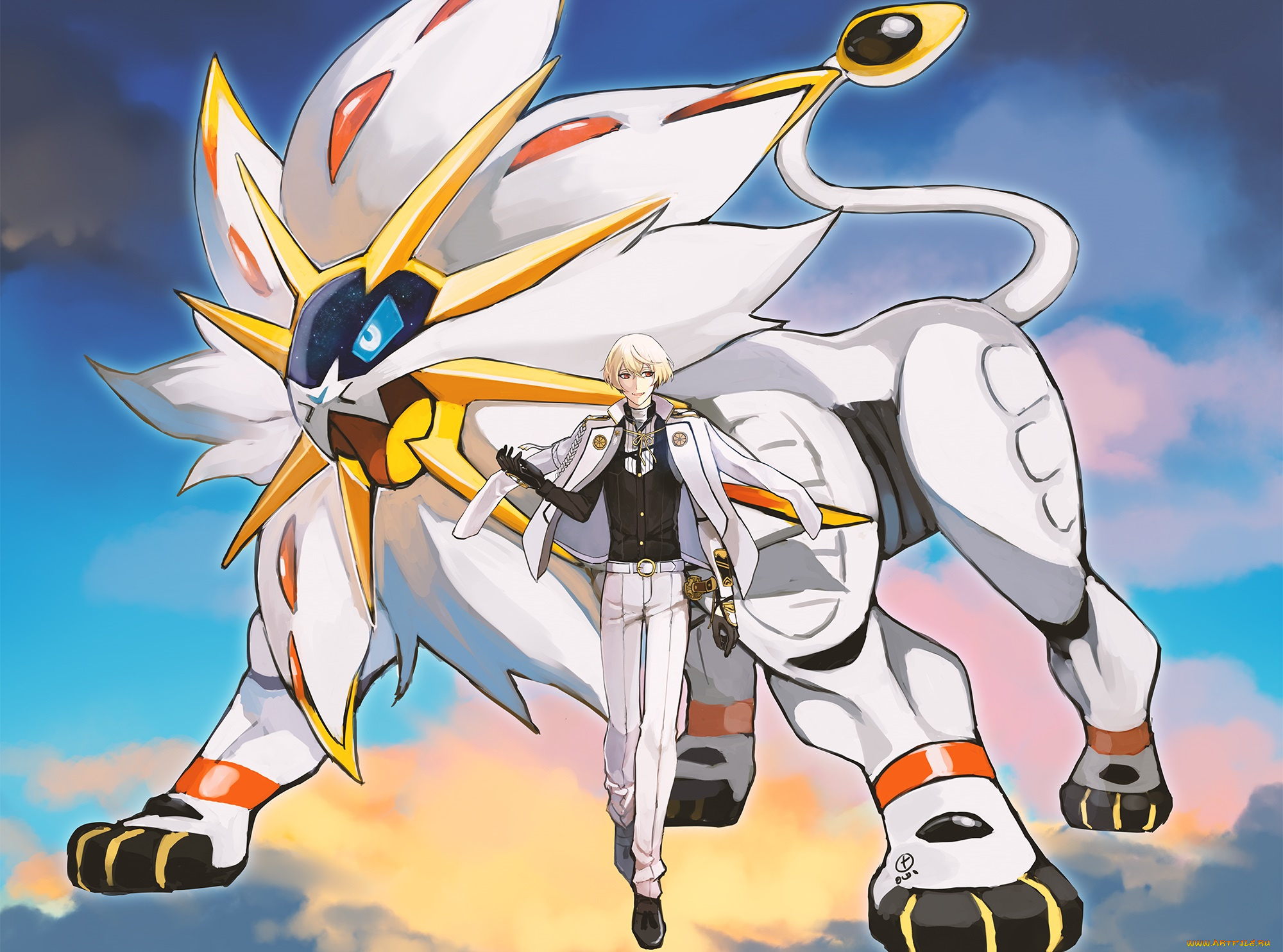 аниме, touken, ranbu, парень, покемон