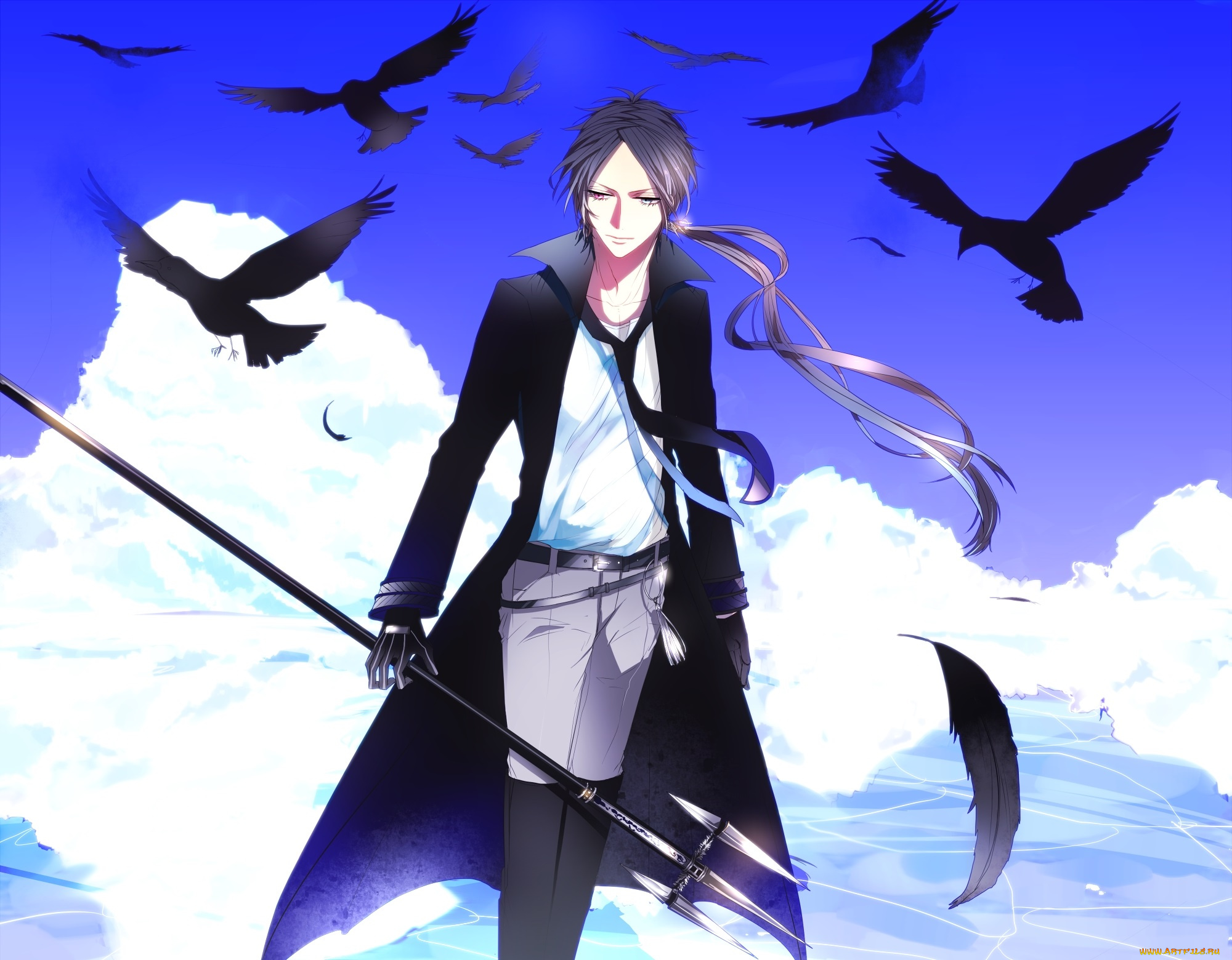 аниме, katekyo, hitman, reborn, рокудо, мукуро