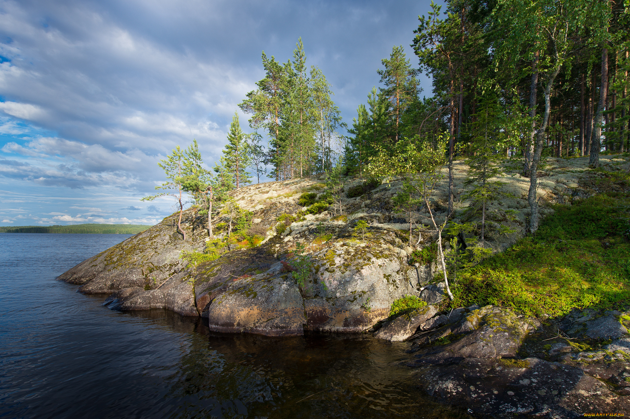 природа, побережье, море, берег