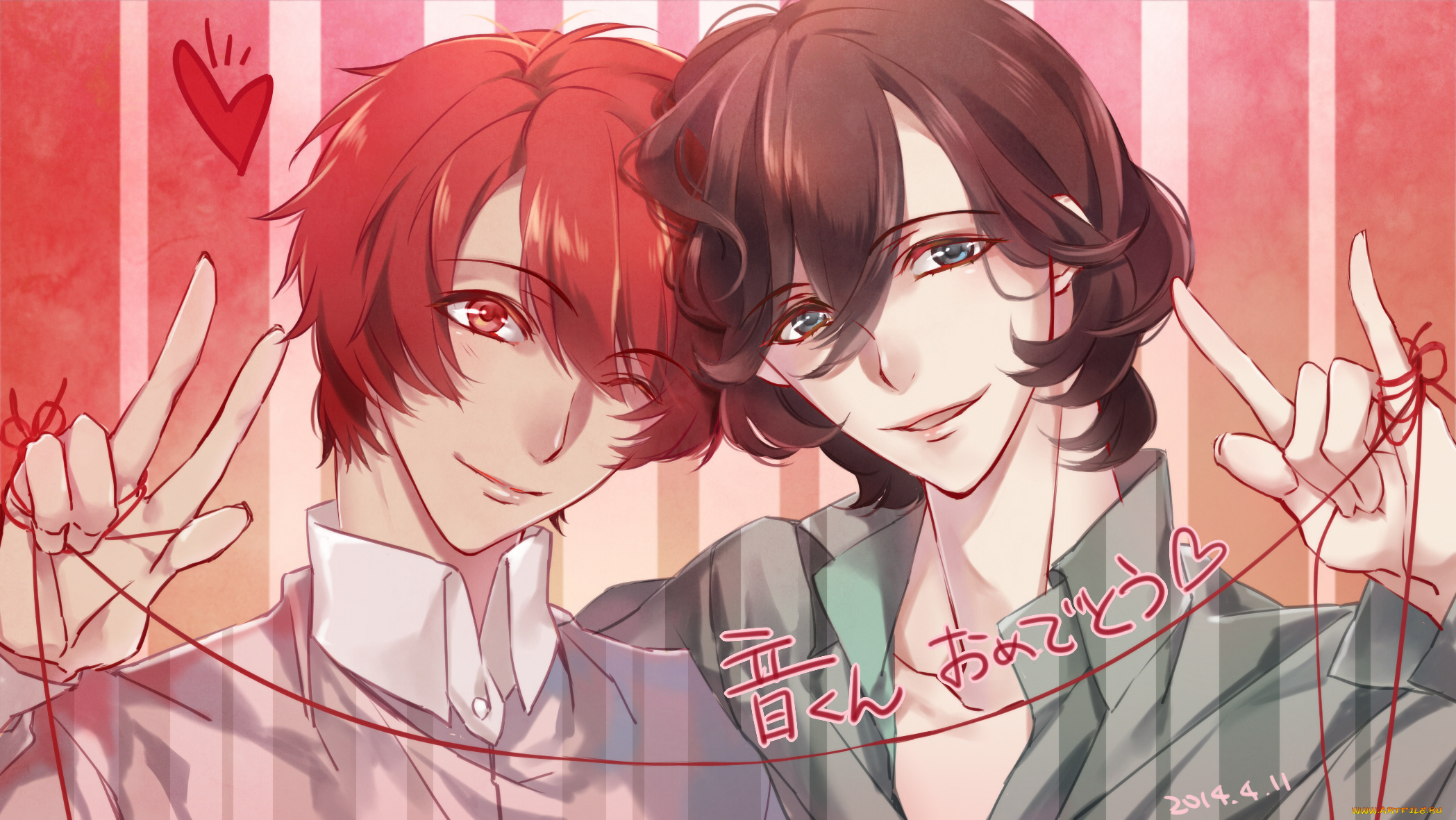 аниме, uta, no, prince-sama, парни