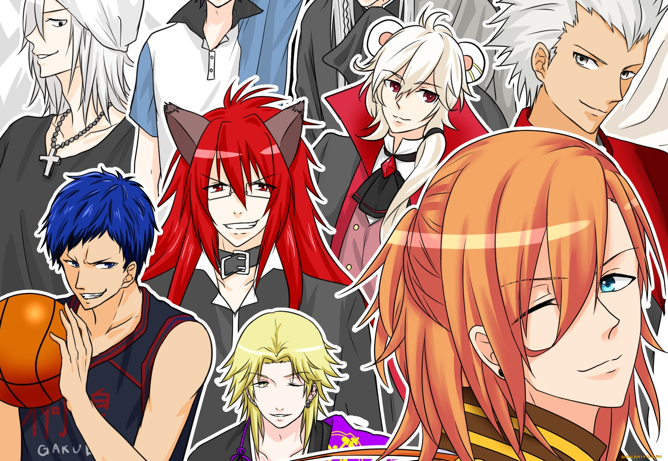 аниме, unknown, , другое, разные, парни