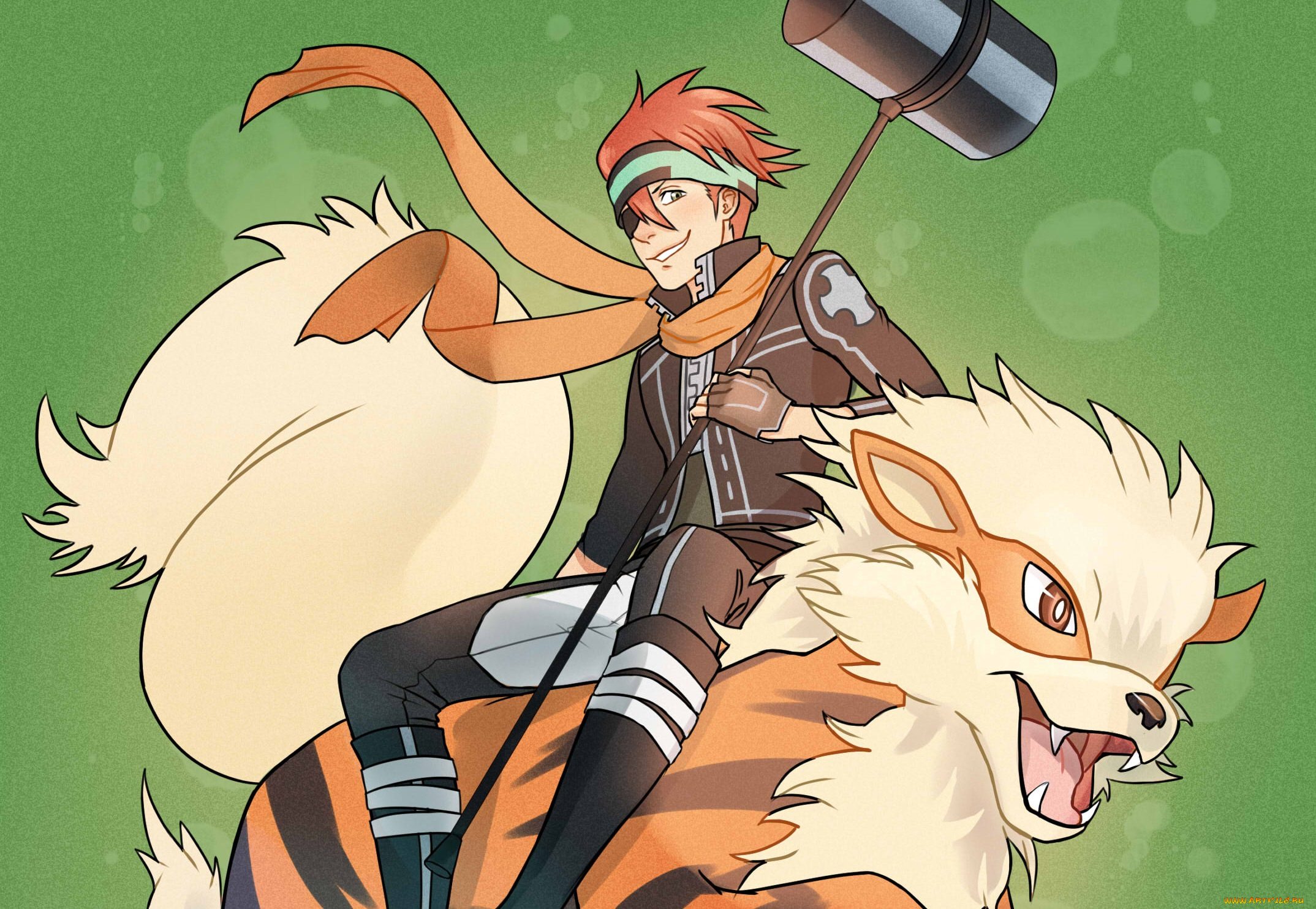 аниме, , gray-man, парень, покемон