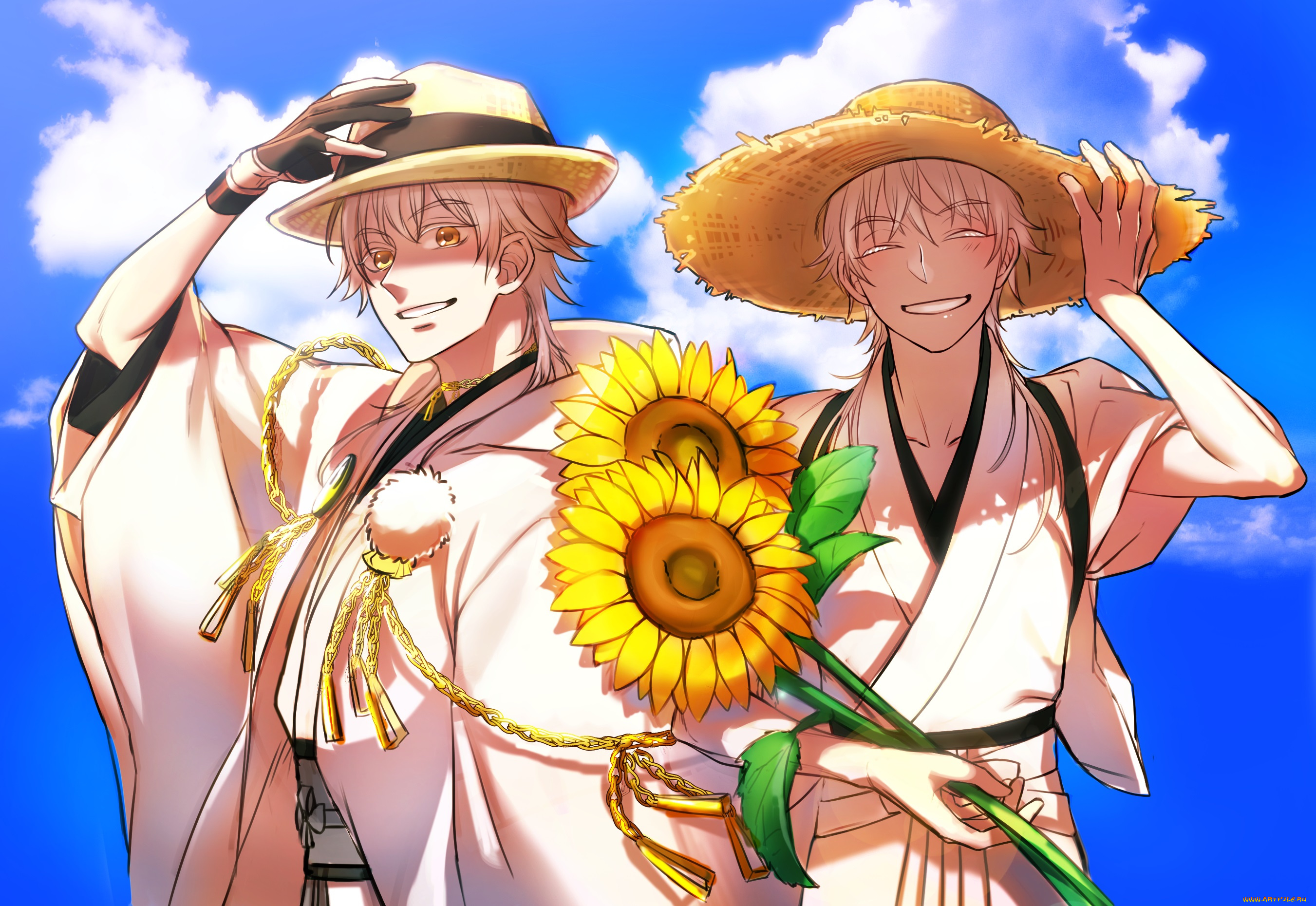 аниме, touken, ranbu, парни