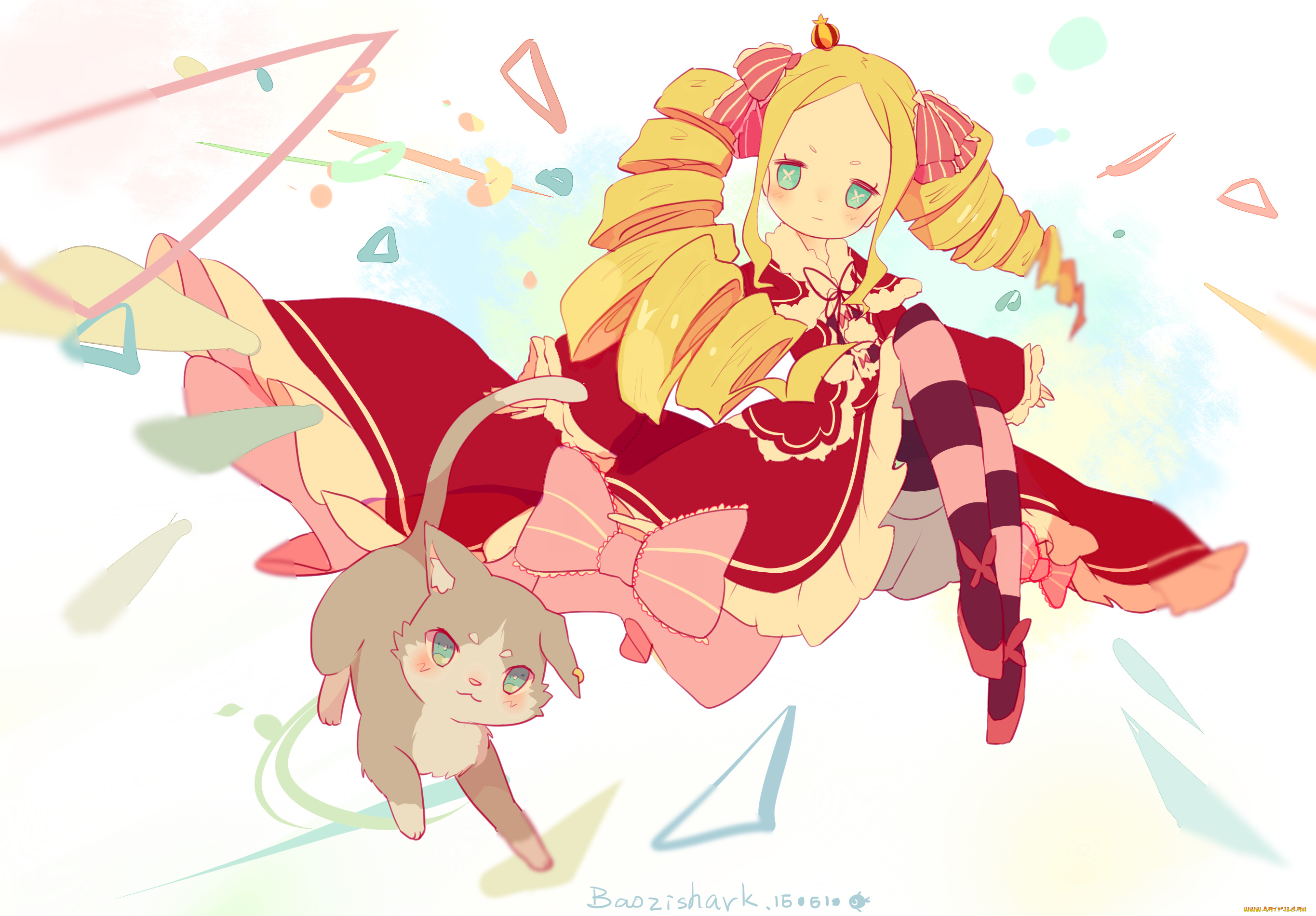 аниме, re, , zero, kara, hajimeru, isekai, seikatsu, девочка