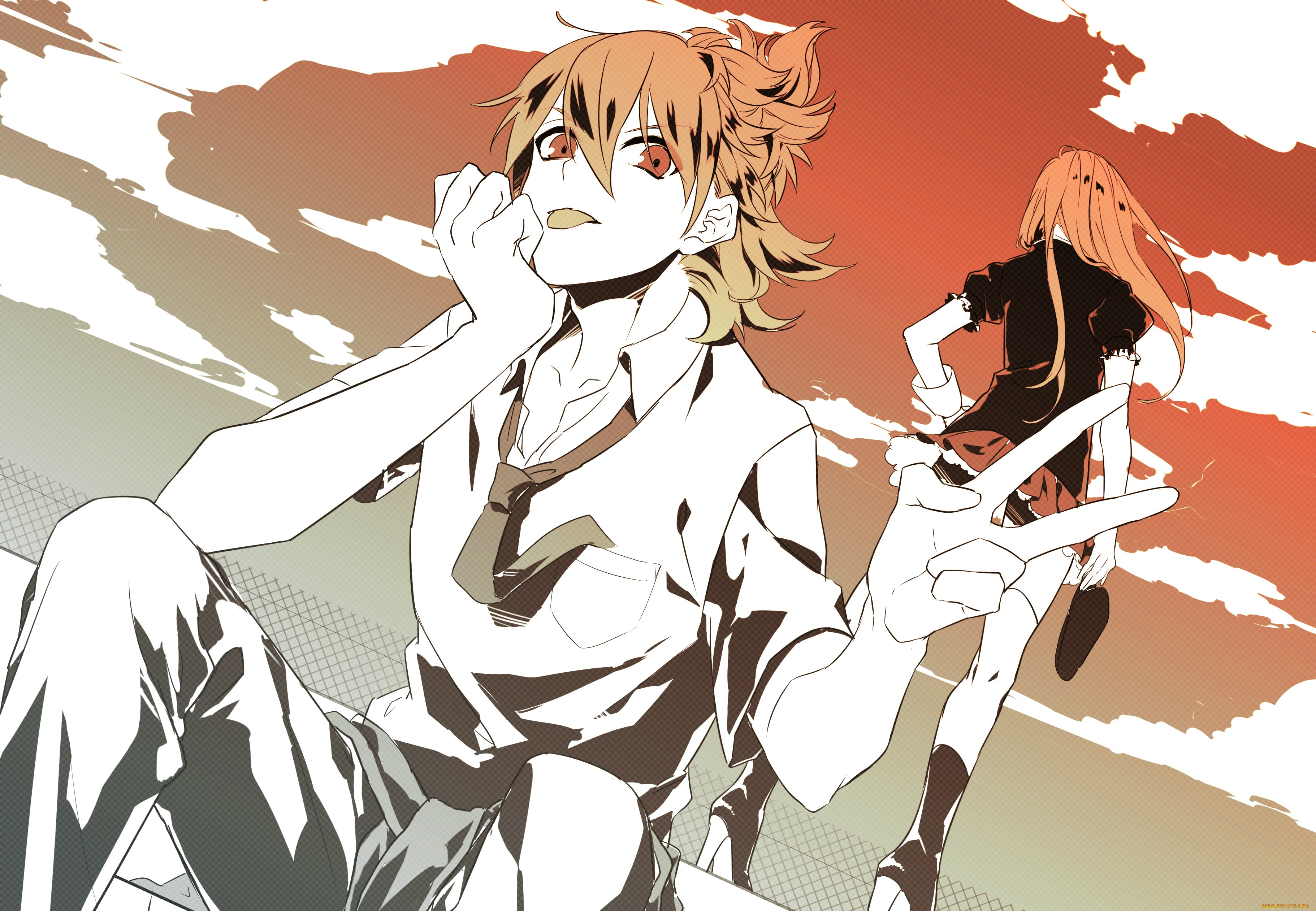 аниме, touken, ranbu, парни