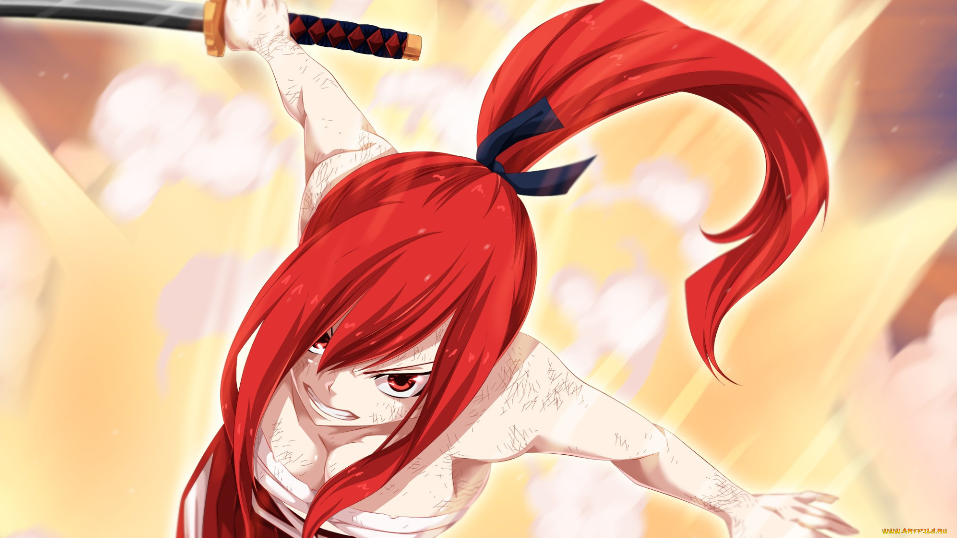 аниме, fairy, tail, эльза