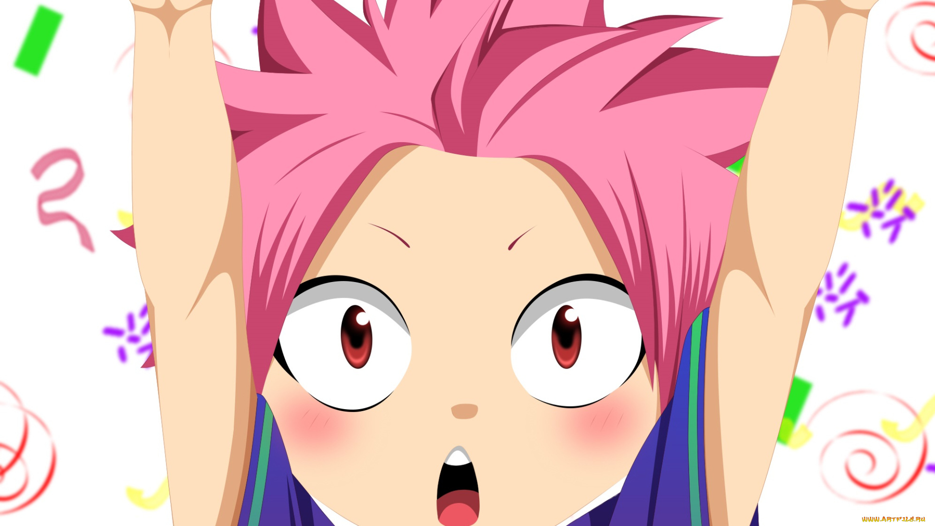 аниме, fairy, tail, нацу