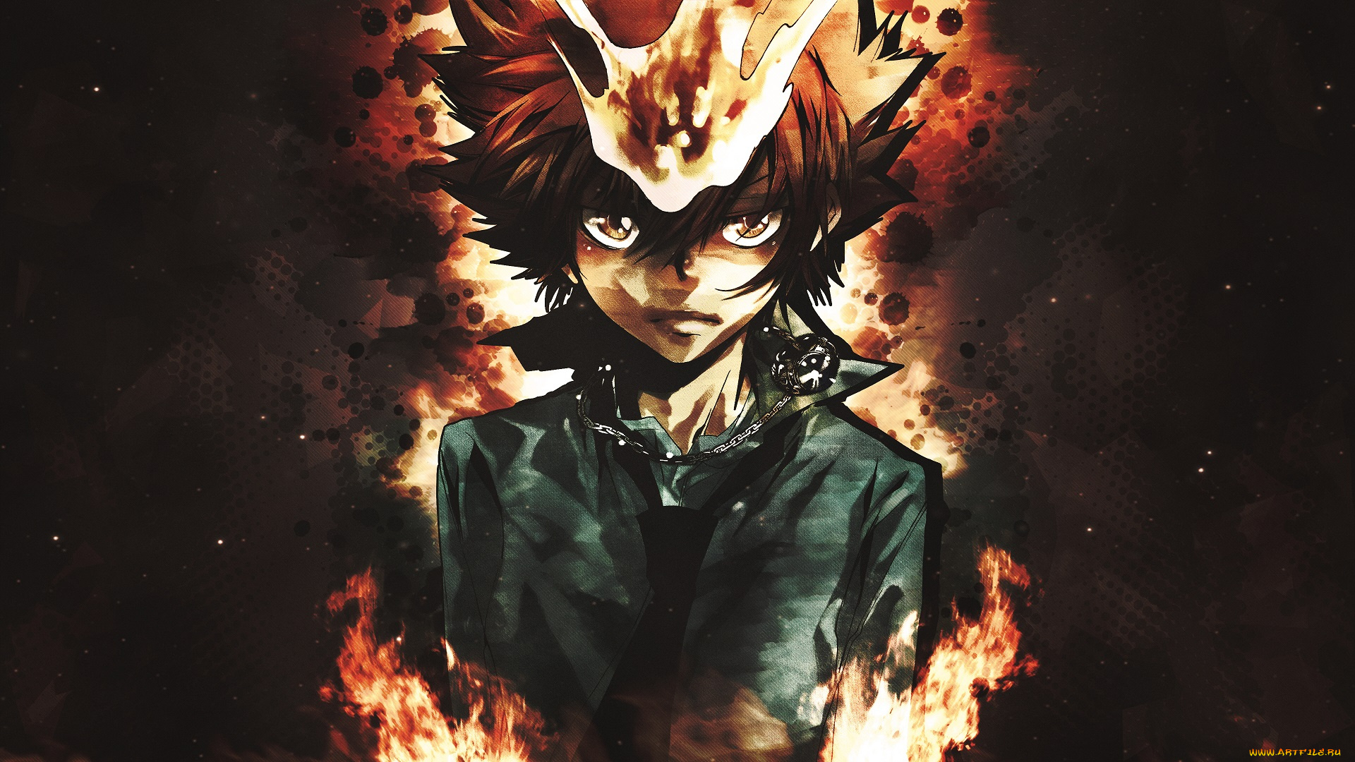 аниме, katekyo, hitman, reborn, савада