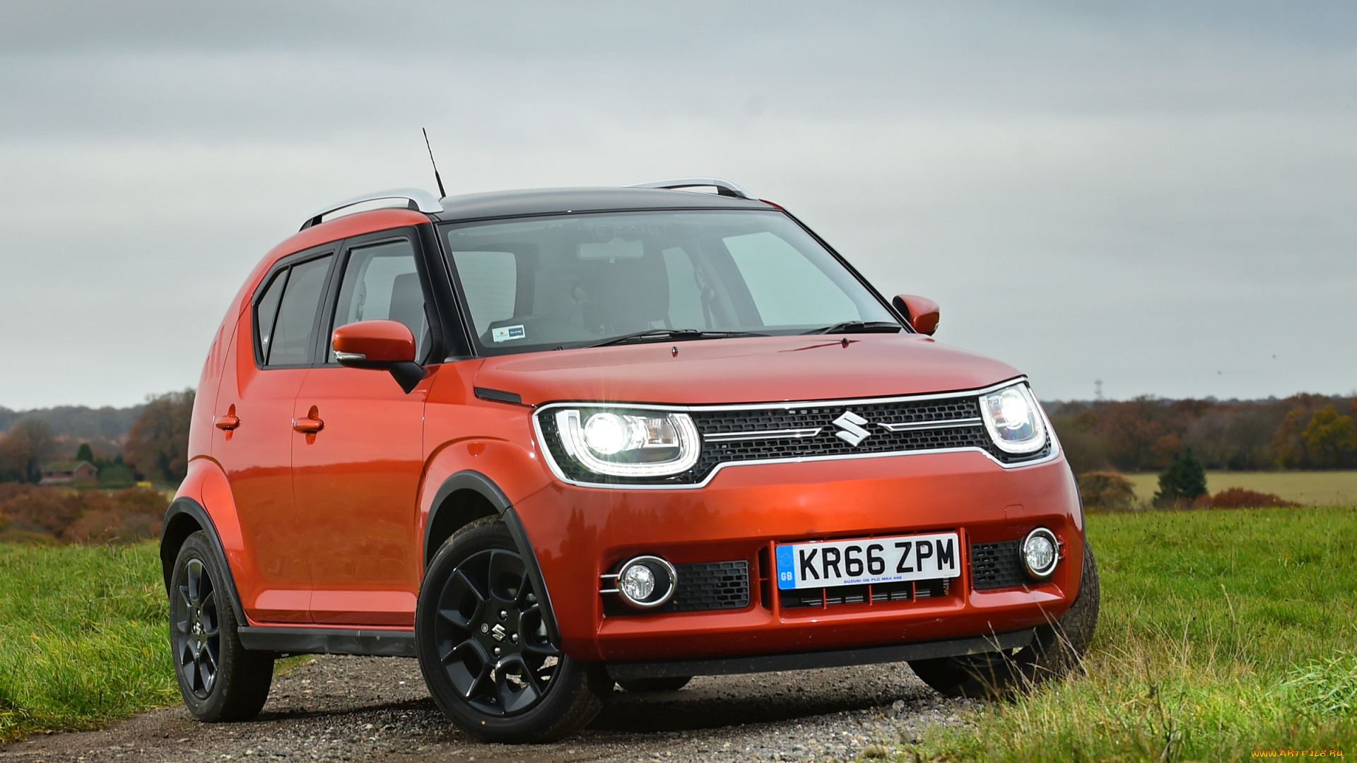 suzuki, ignis, автомобили, suzuki, красный, автомобиль, ignis