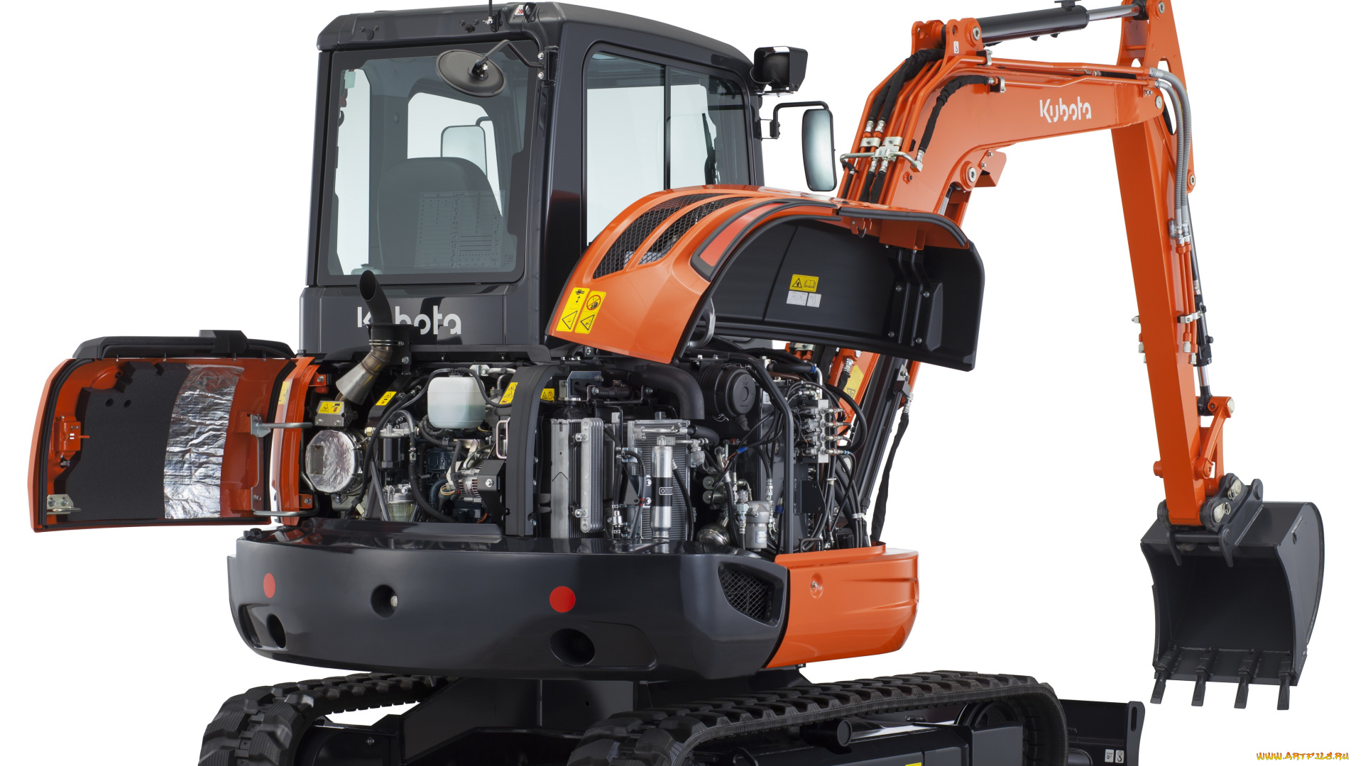 техника, экскаваторы, kubota