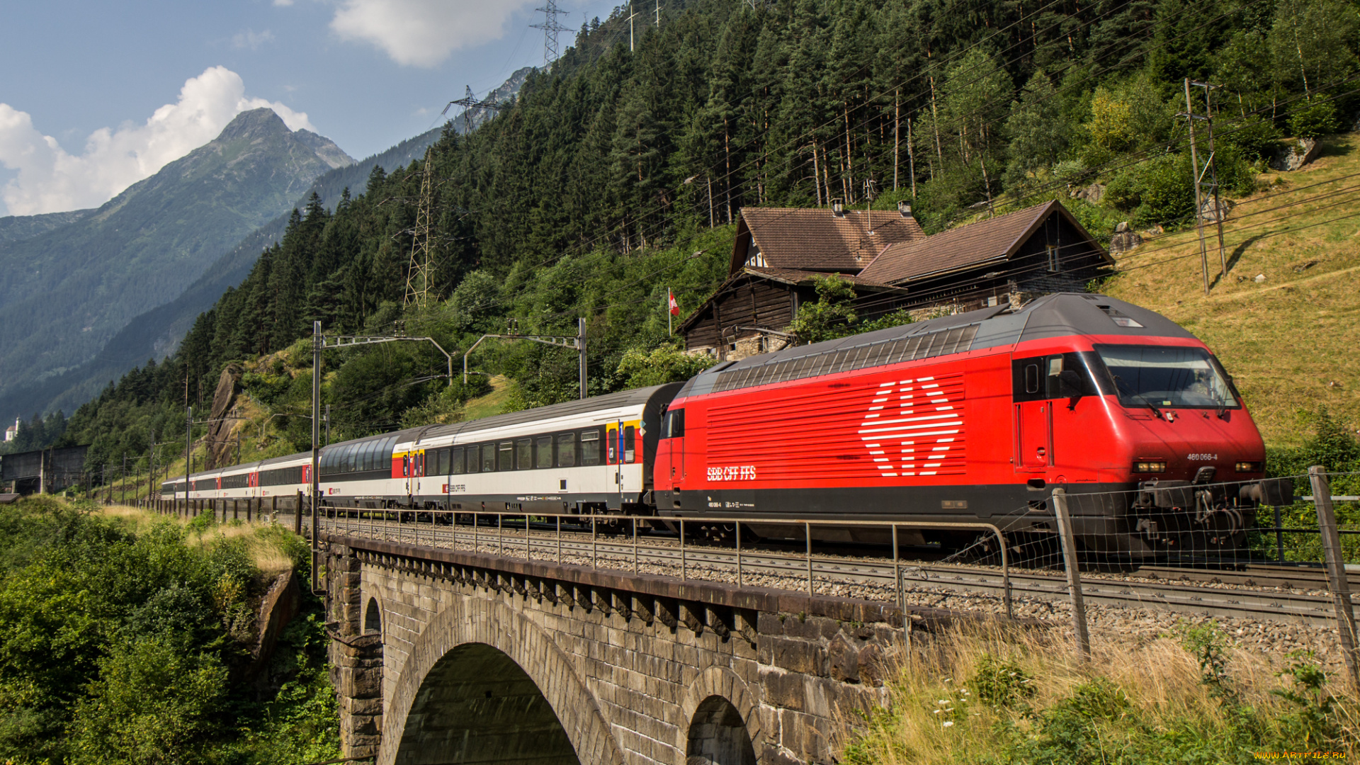 техника, электровозы, состав, локомотив