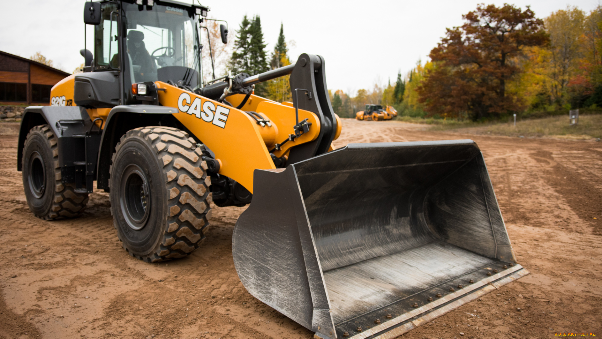 техника, фронтальные, погрузчики, case