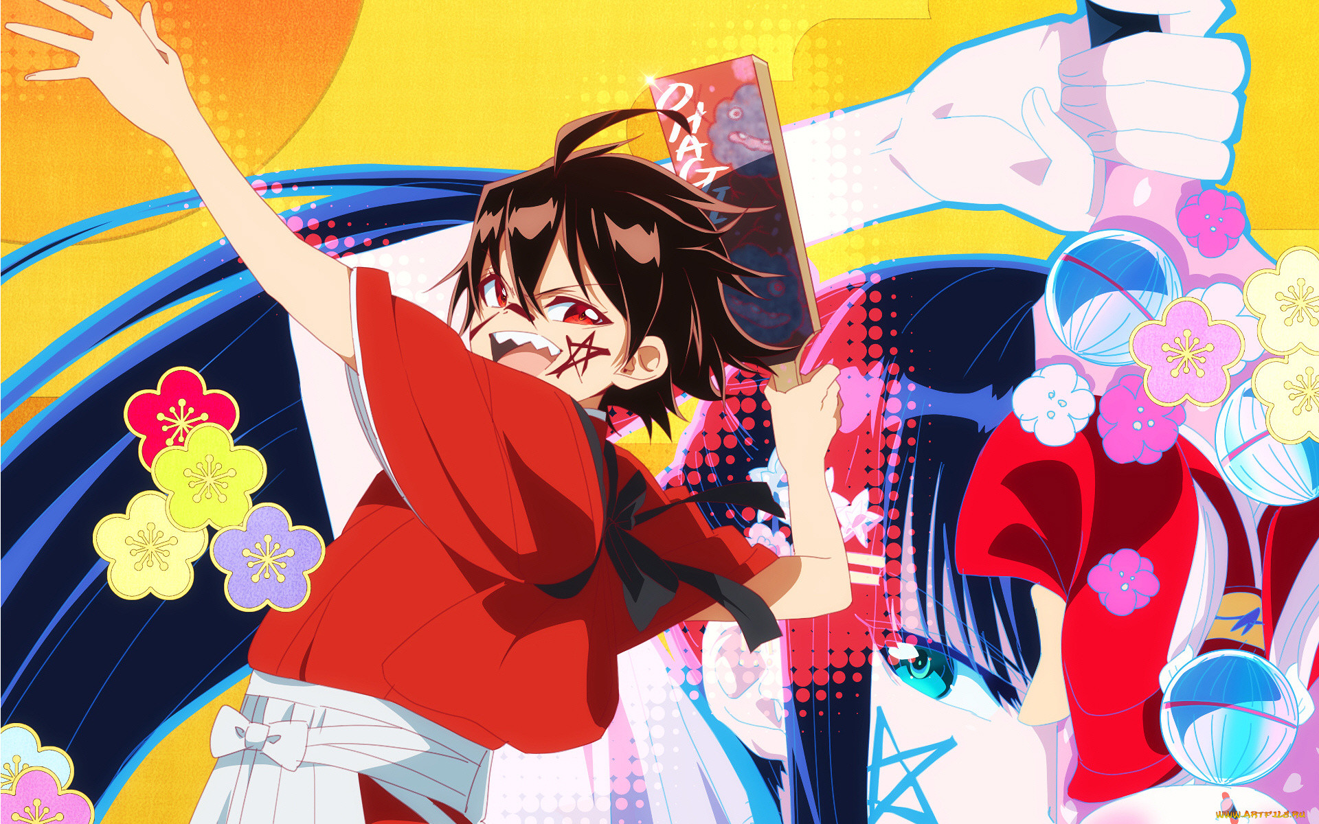 аниме, sousei, no, onmyouji, две, звезды, онмёджи