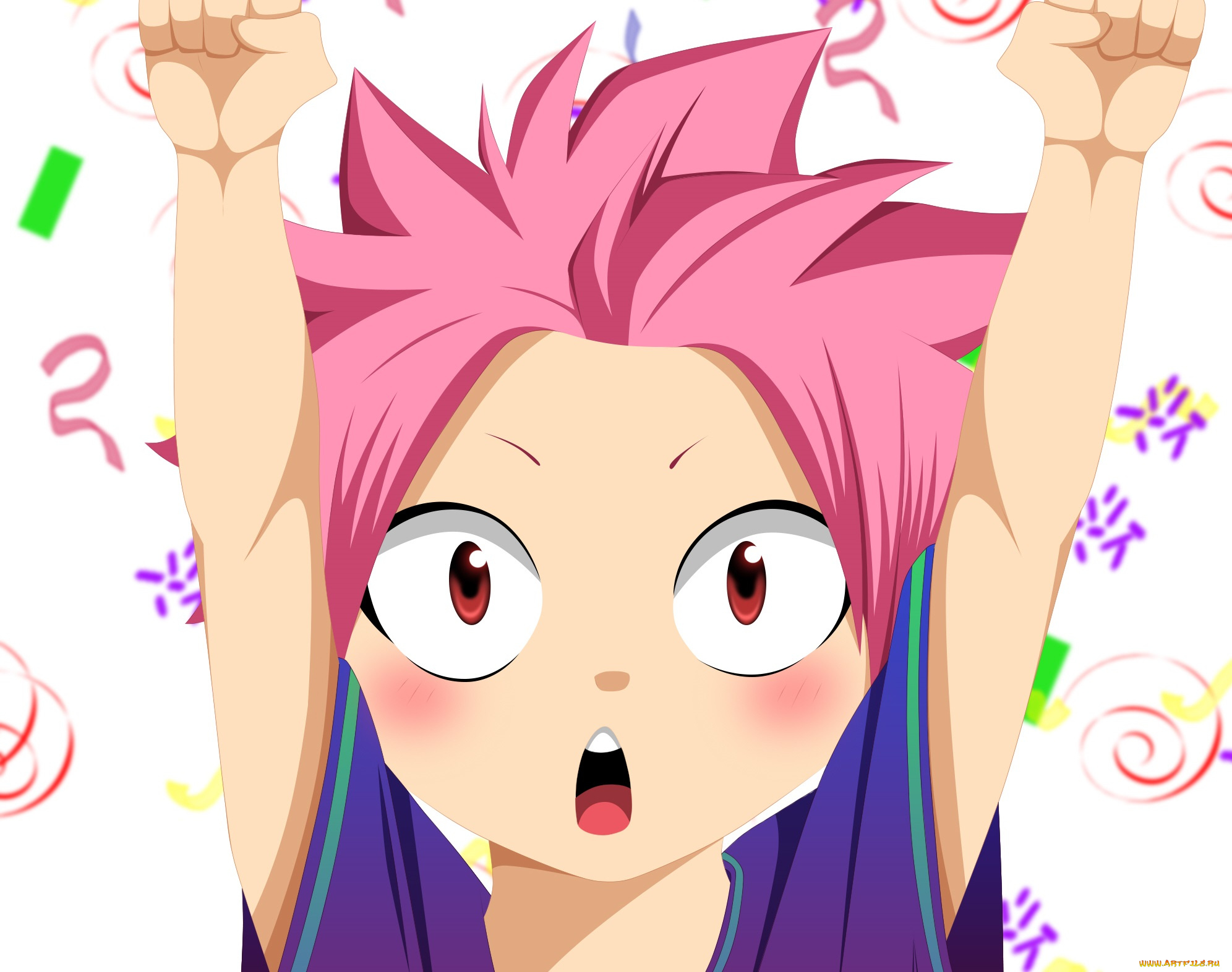 аниме, fairy, tail, нацу