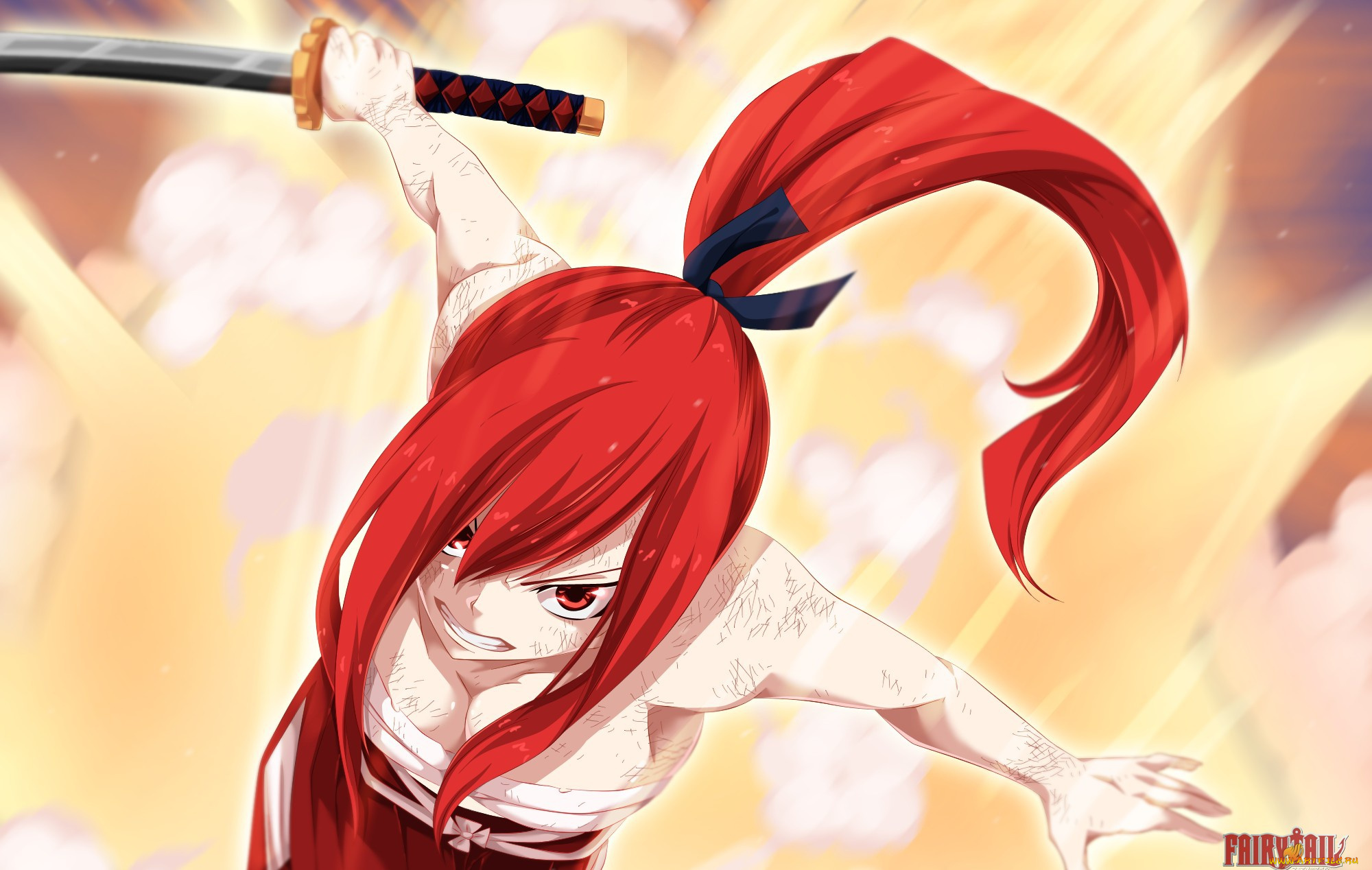 аниме, fairy, tail, эльза