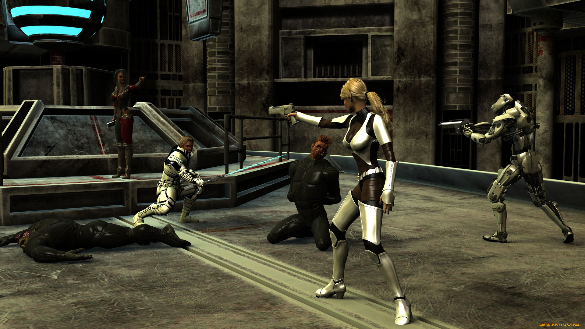 3д, графика, фантазия, , fantasy, девушка, фон, взгляд