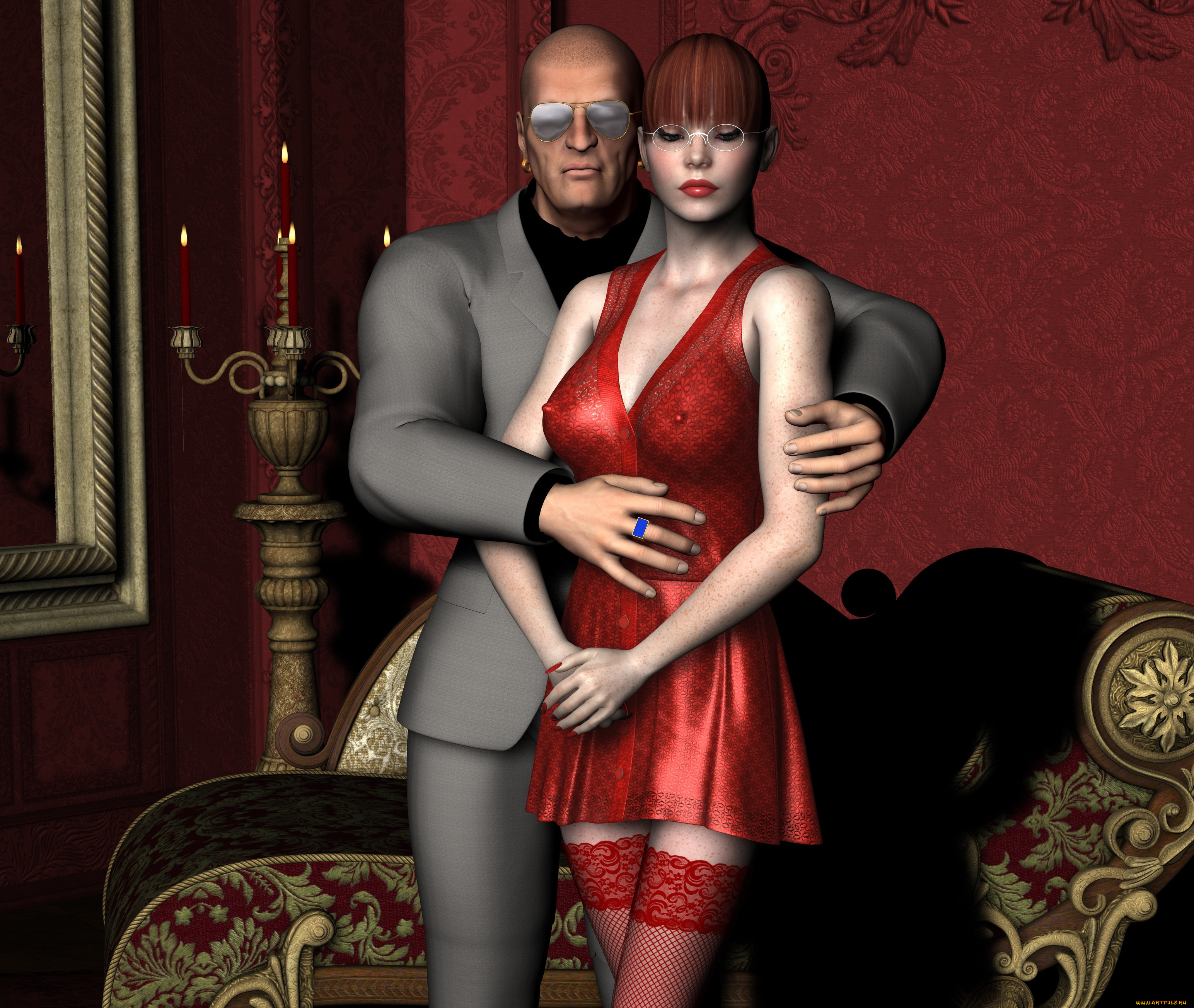 3д, графика, люди, , people, взгляд, девушка, фон