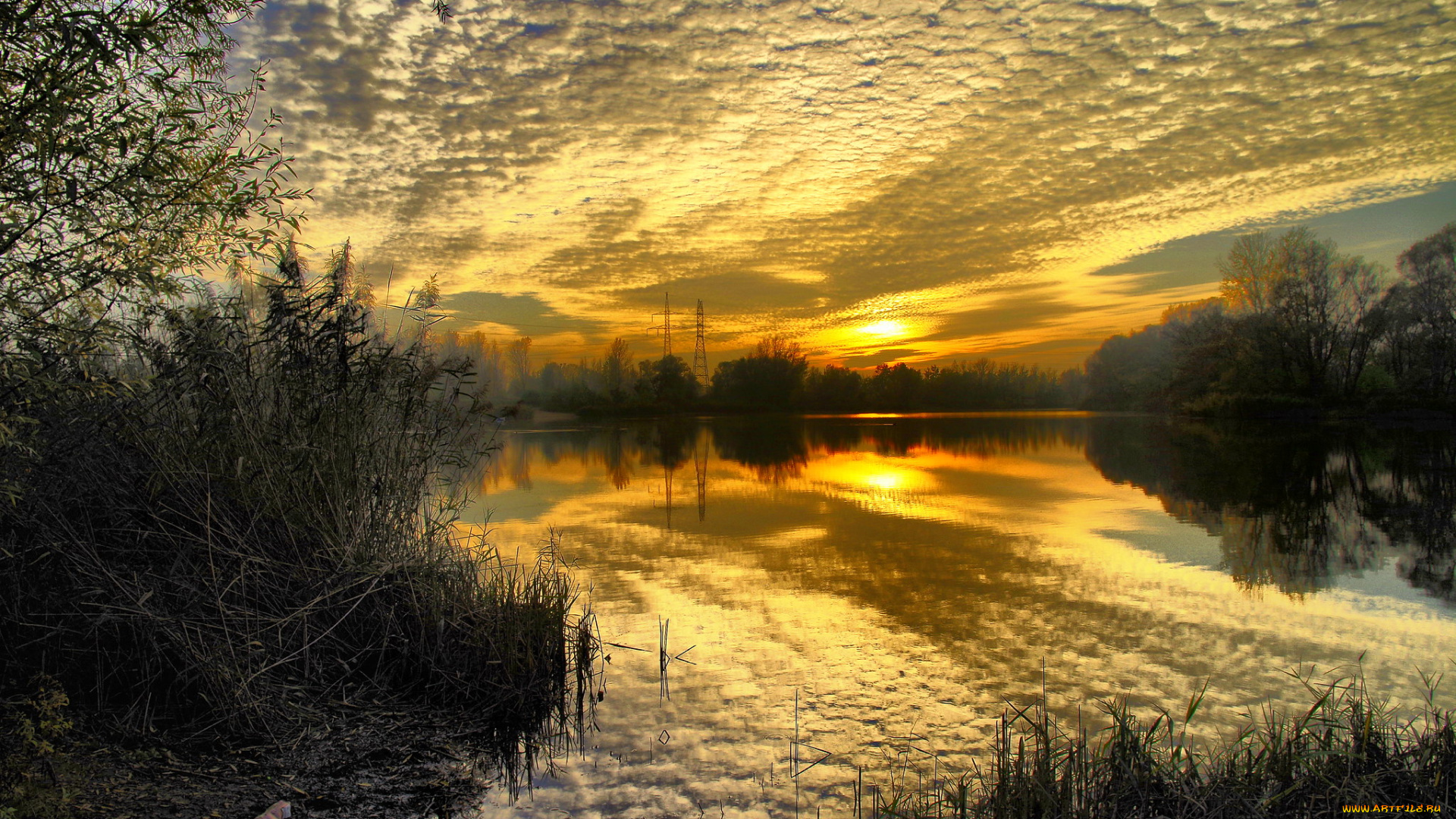 природа, восходы, закаты, простор